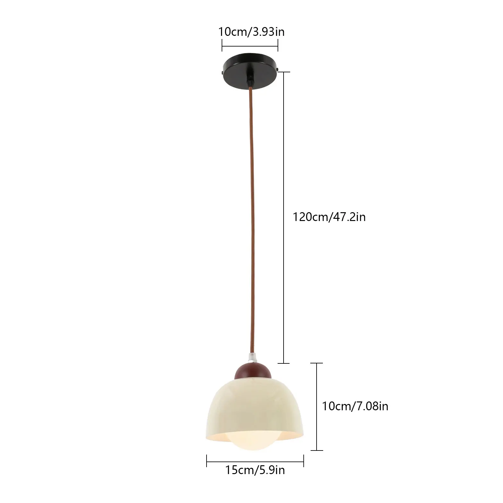 Ceiling Lights Living Room Kitchen White Pendant Light Fitting Light Shade Industrial Ceiling Lights Retro Lampshade