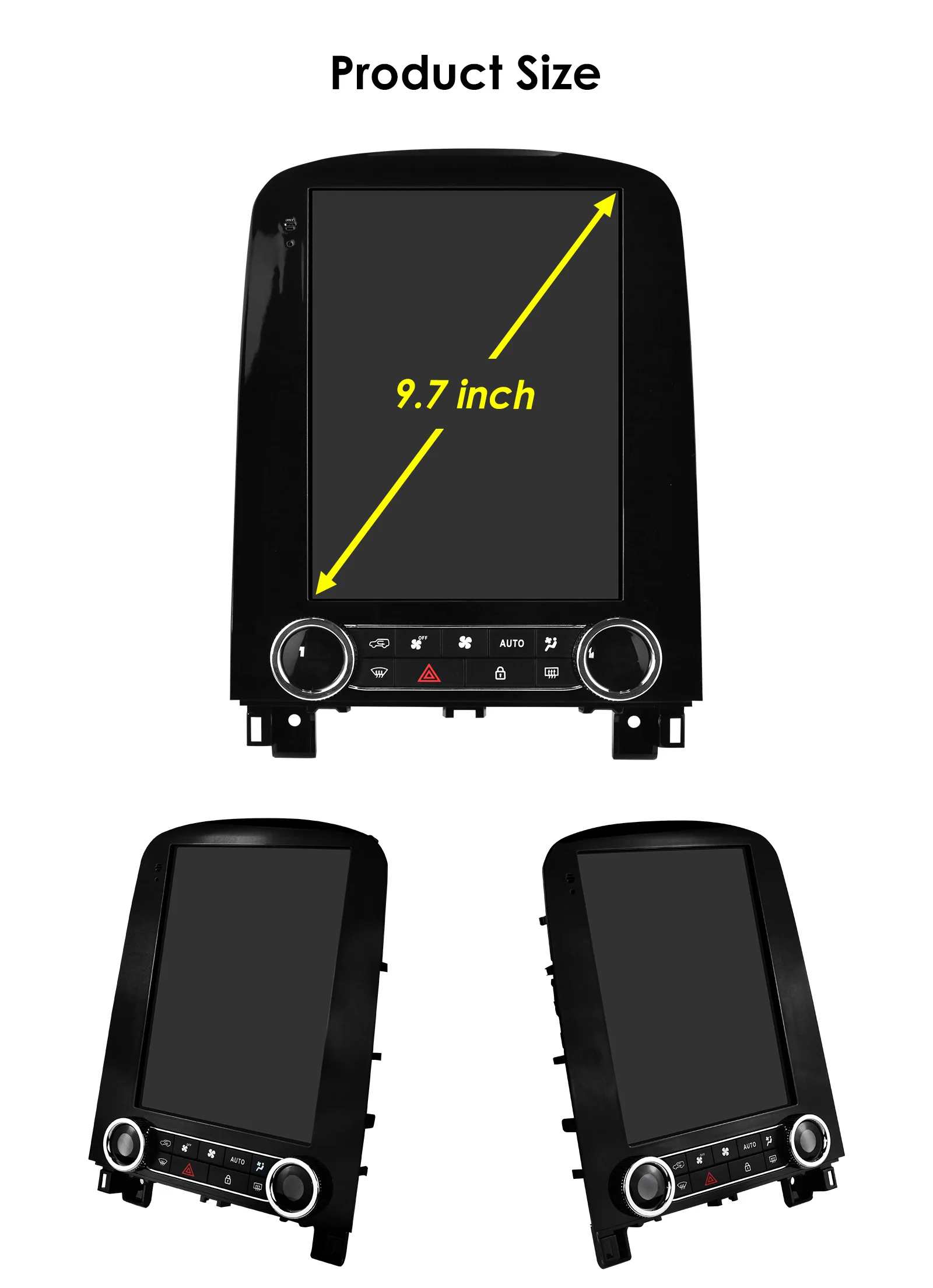 Hizpo For Tesla Style Car Radio For Renault Scenic 2013 - 2024 Wireless Carplay 4G GPS Multimedia GPS 2din Autoradio 9.7 Inch BT