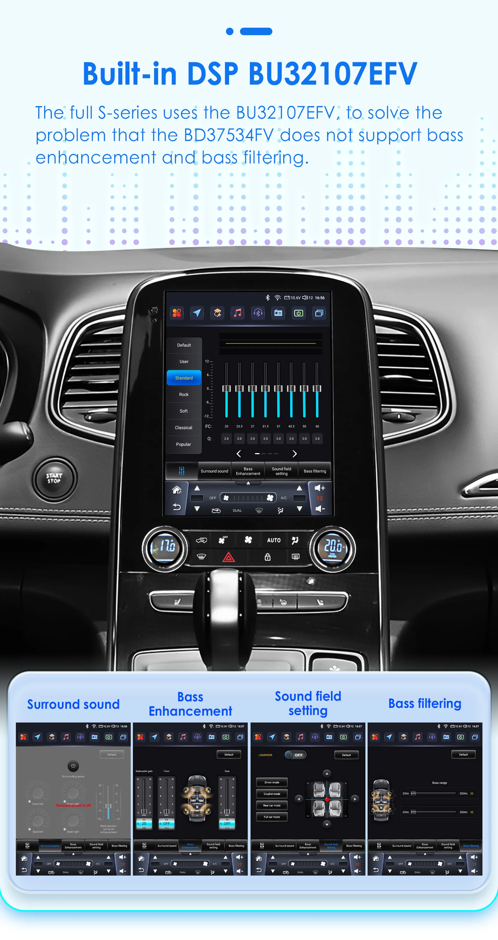 Hizpo For Tesla Style Car Radio For Renault Scenic 2013 - 2024 Wireless Carplay 4G GPS Multimedia GPS 2din Autoradio 9.7 Inch BT