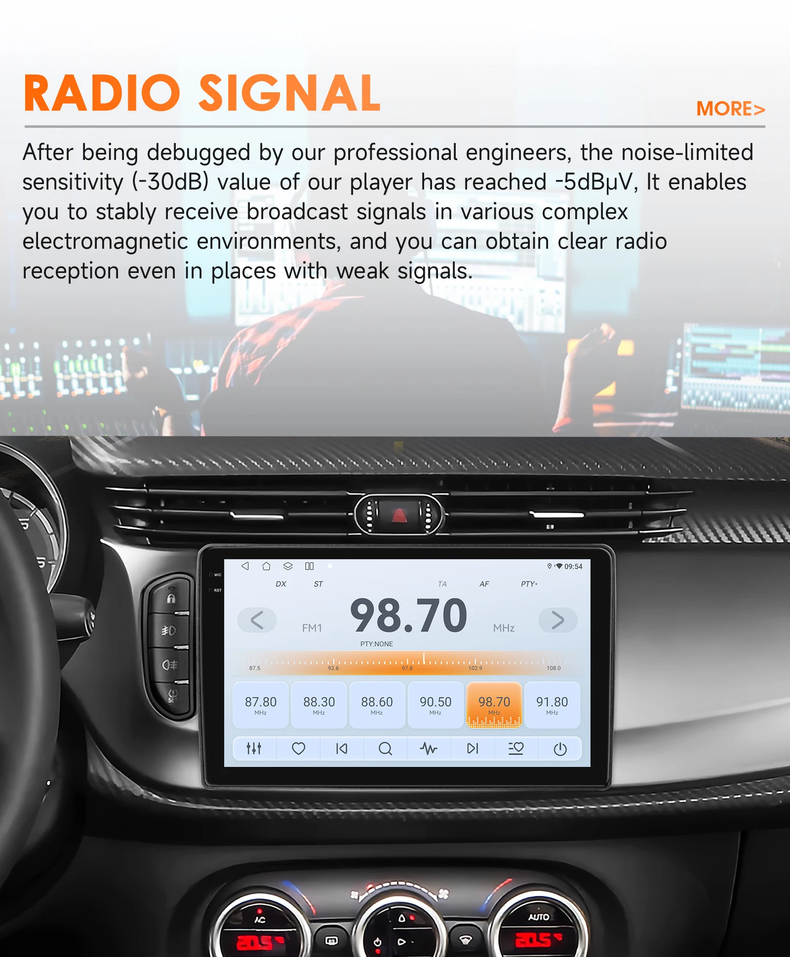 Hizpo AI Voice Android Auto Radio for Alfa Romeo Giulietta 2015 -2018 Carplay Car Multimedia Video RDS GPS No 2din Autoradio DSP
