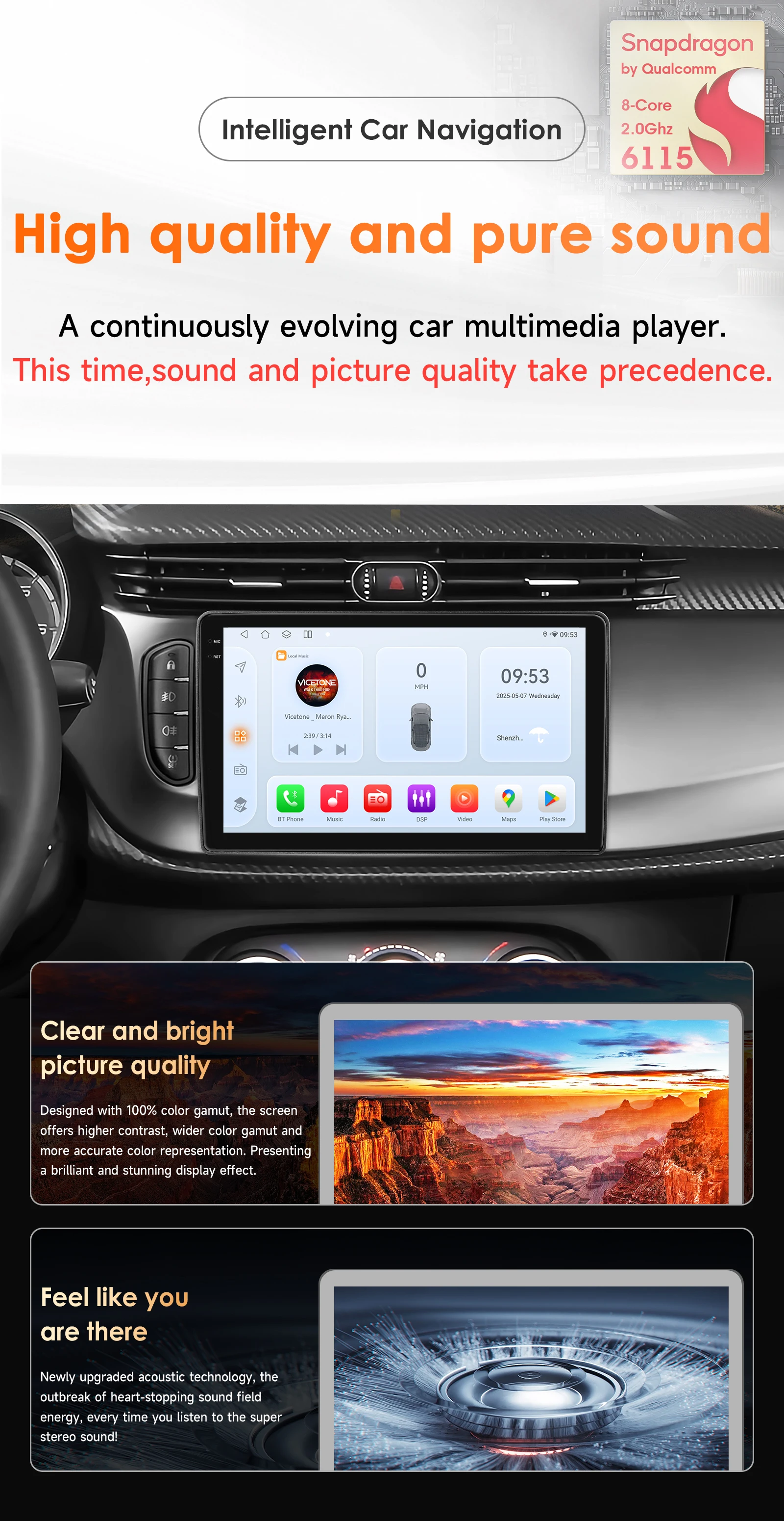 Hizpo AI Voice Android Auto Radio for Alfa Romeo Giulietta 2015 -2018 Carplay Car Multimedia Video RDS GPS No 2din Autoradio DSP