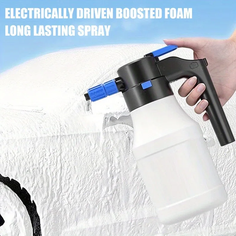 Electric Car Wash Spray Pot High Foam Pa Pot Household High-pressure Washer Pneumatic Water Jet Divine Device Charging