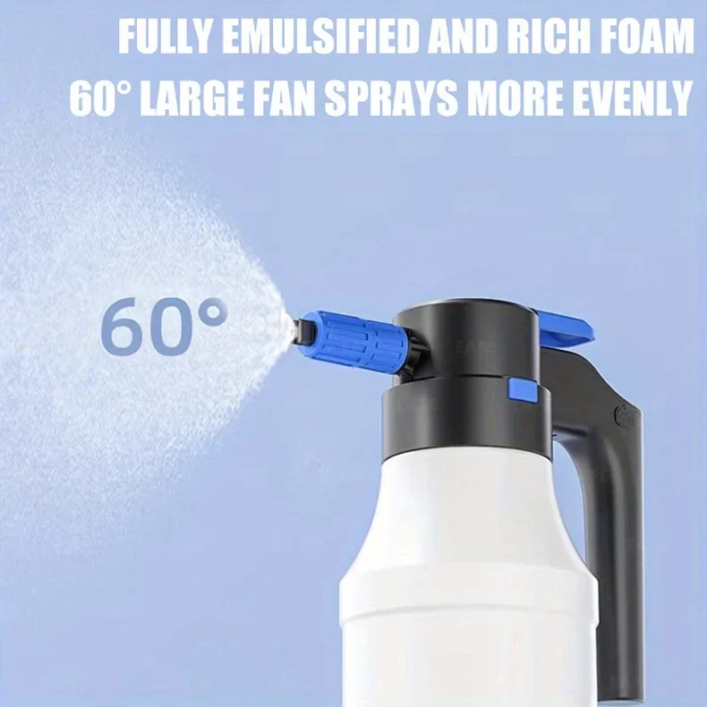 Electric Car Wash Spray Pot High Foam Pa Pot Household High-pressure Washer Pneumatic Water Jet Divine Device Charging
