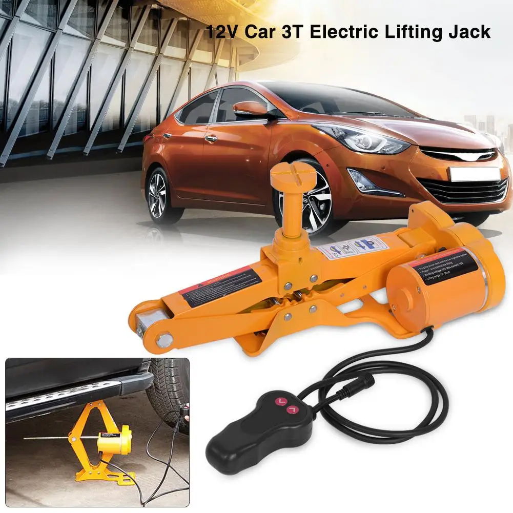 3Ton 12V DC Automotive Car Electric Jack Lifting SUV Van Garage and Emergency Equipment