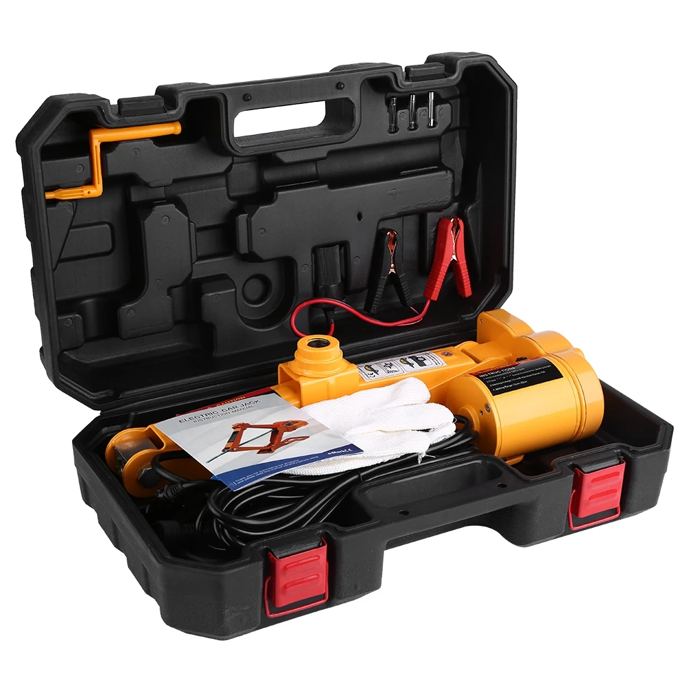 3Ton 12V DC Automotive Car Electric Jack Lifting SUV Van Garage and Emergency Equipment