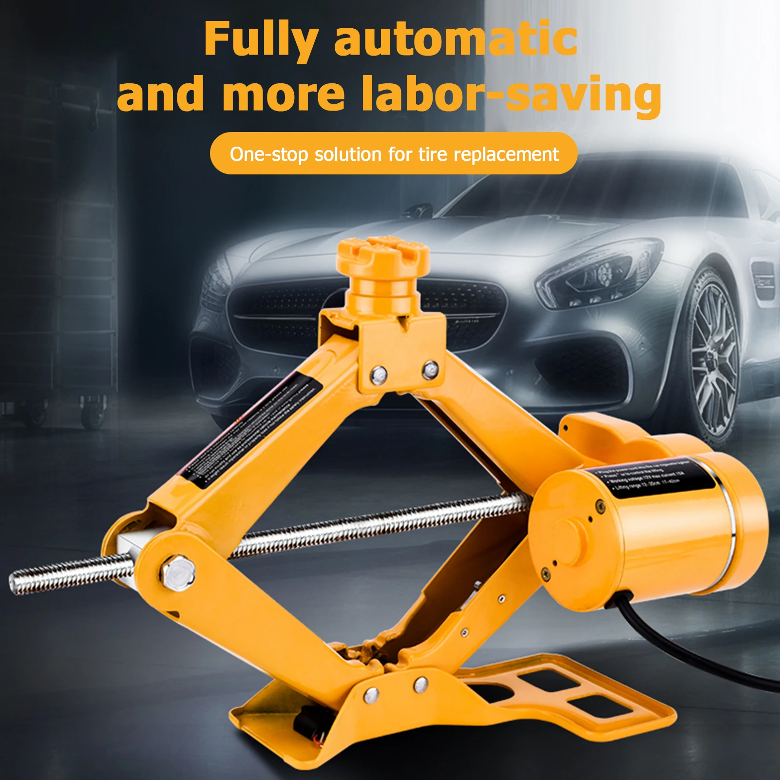3Ton 12V DC Automotive Car Electric Jack Lifting SUV Van Garage and Emergency Equipment