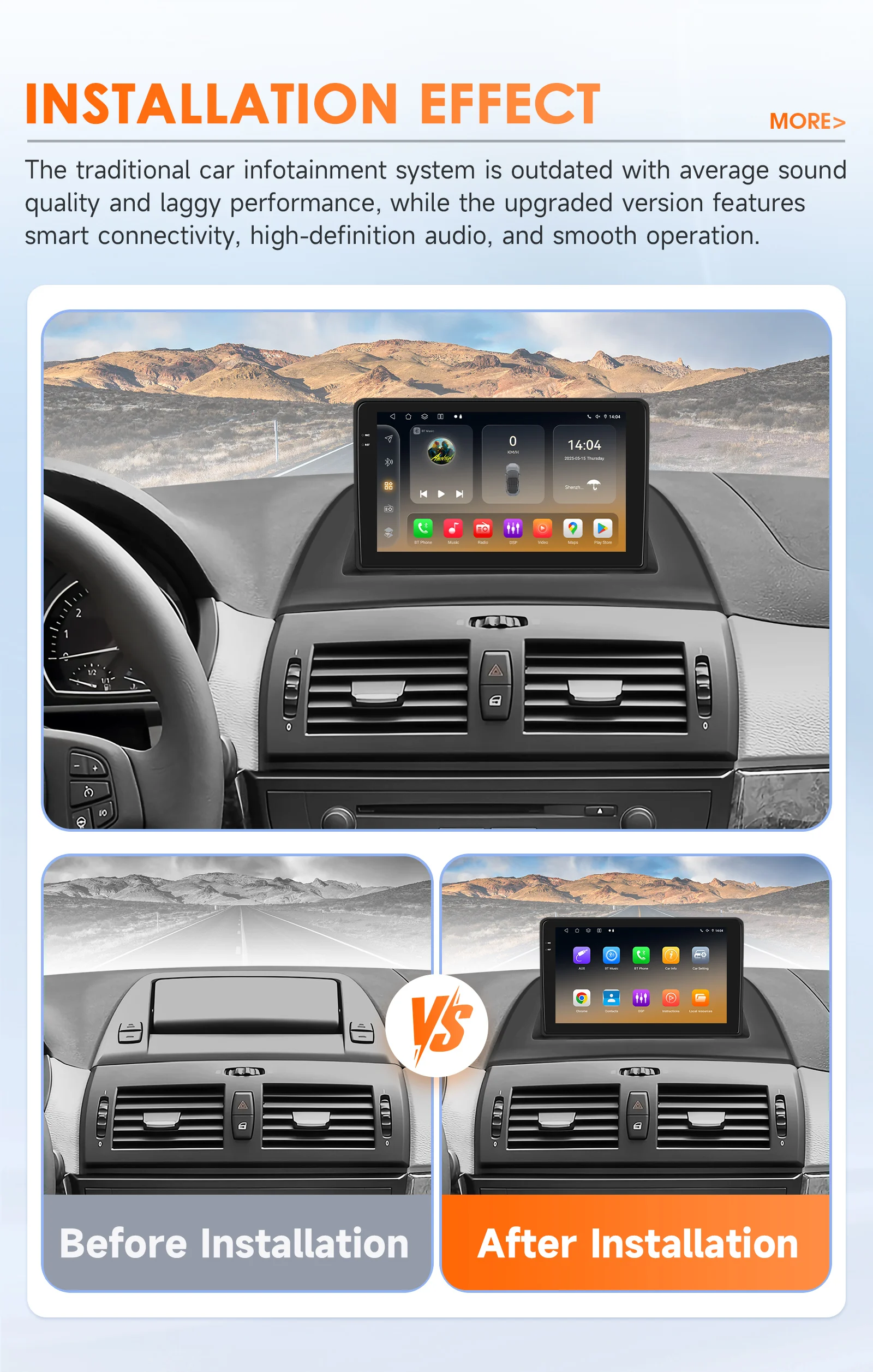 Hizpo Car Car Intelligent Systems For BMW X3 E83 2004 - 2012 Radio Wireless CarPlay Android Auto No 2 din 2din DVD Octa Core DSP
