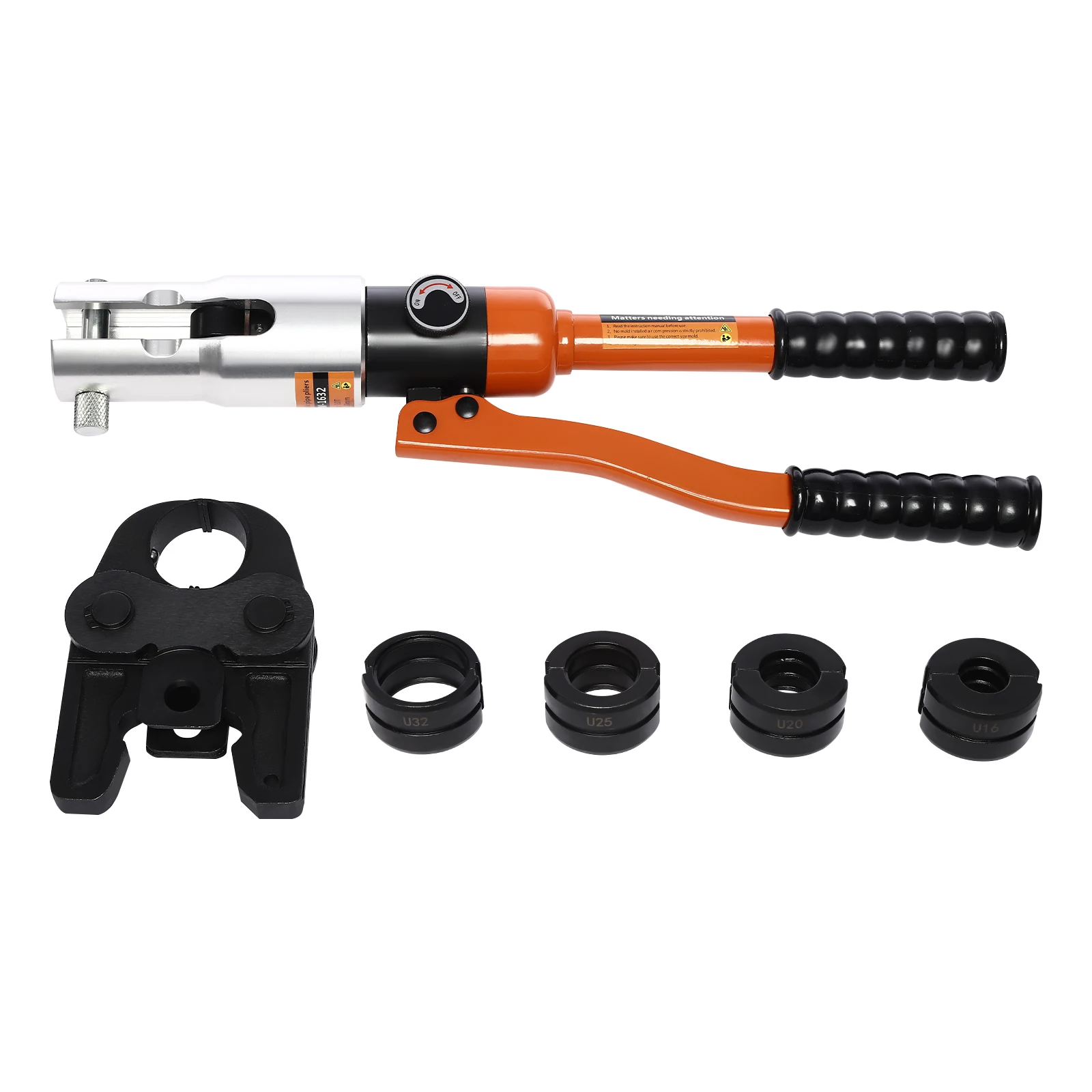 Professional Tube Crimping Pliers Hydraulic Press Tool Pressing Crimper To Crimp Pipes TH/U Molds Crimp Aluminum Plastic, PEX,