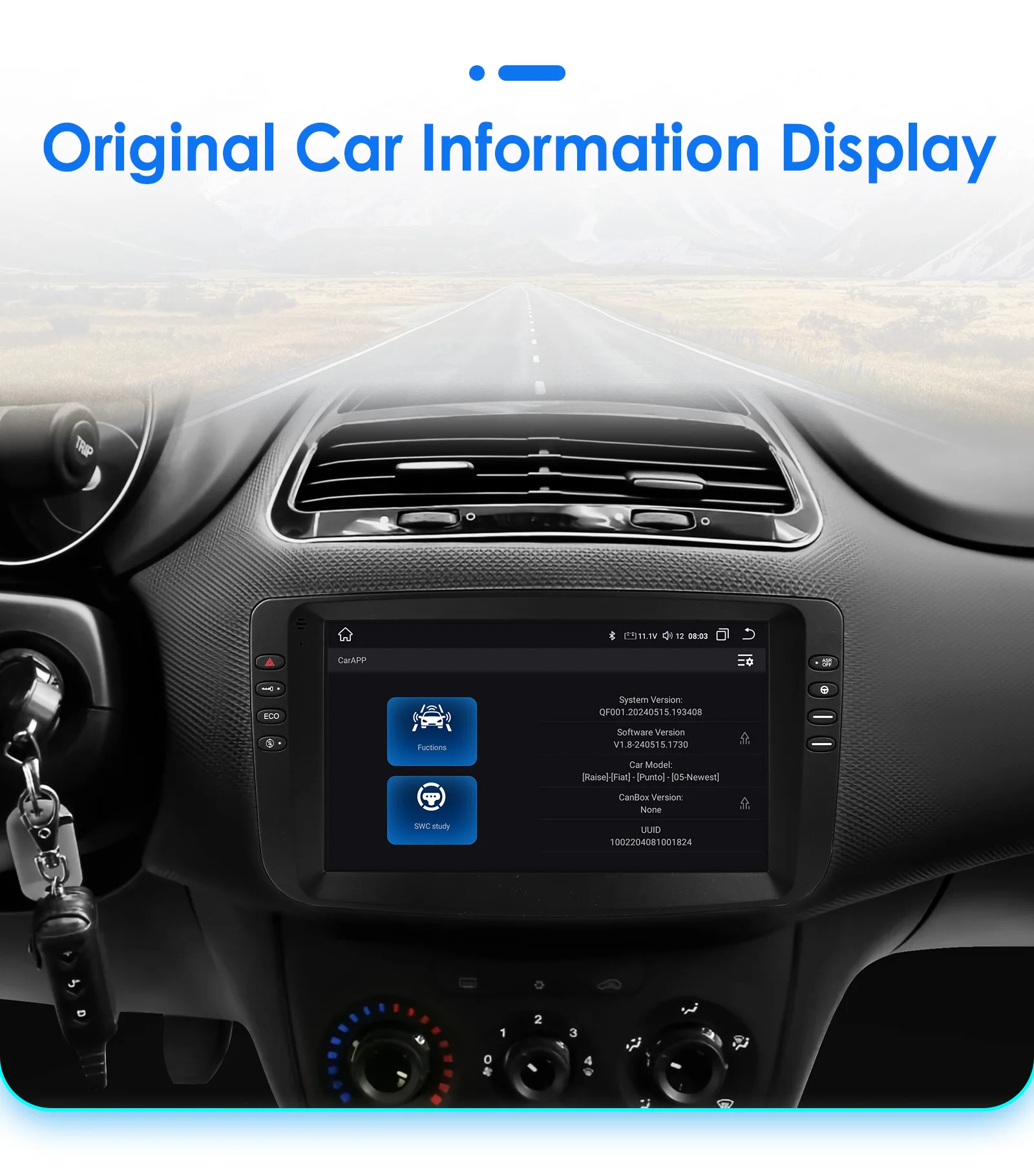 2Din Android 13 Car Radio For Fiat Linea Punto EVO 2012-2015 Car Multimedia GPS 4G Carplay Intelligent Screen autoradio 360Cam