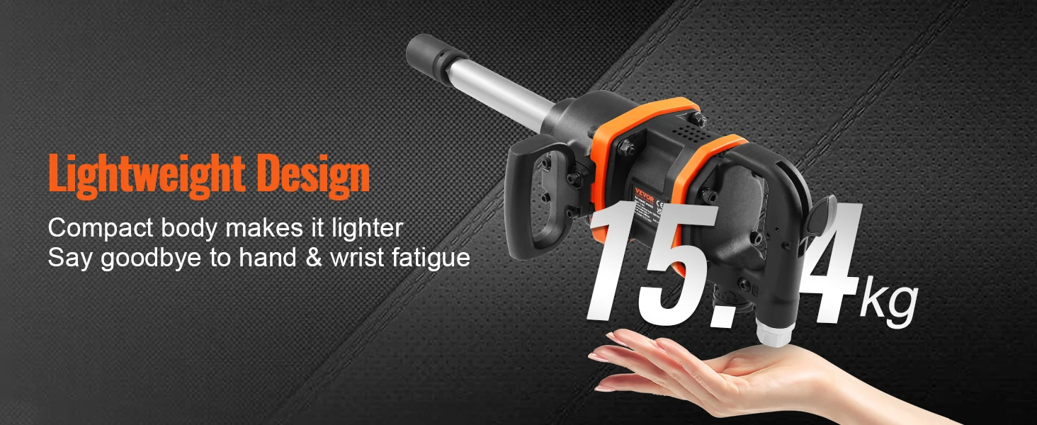 SucceBuy 1Inch Air Impact Wrench Impact Gun Up to 3160ft-lbs Reverse Torque Output for Repairs of Heavy Duty Truck Tractor Tire