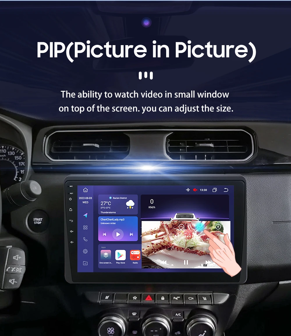 Hizpo 2Din 10.1inch Android Auto Car Radio for Renault Arkana Duster HM 2 2019 - 2021 4G BT CarPlay SWC GPS RDS DSP 360° CAM