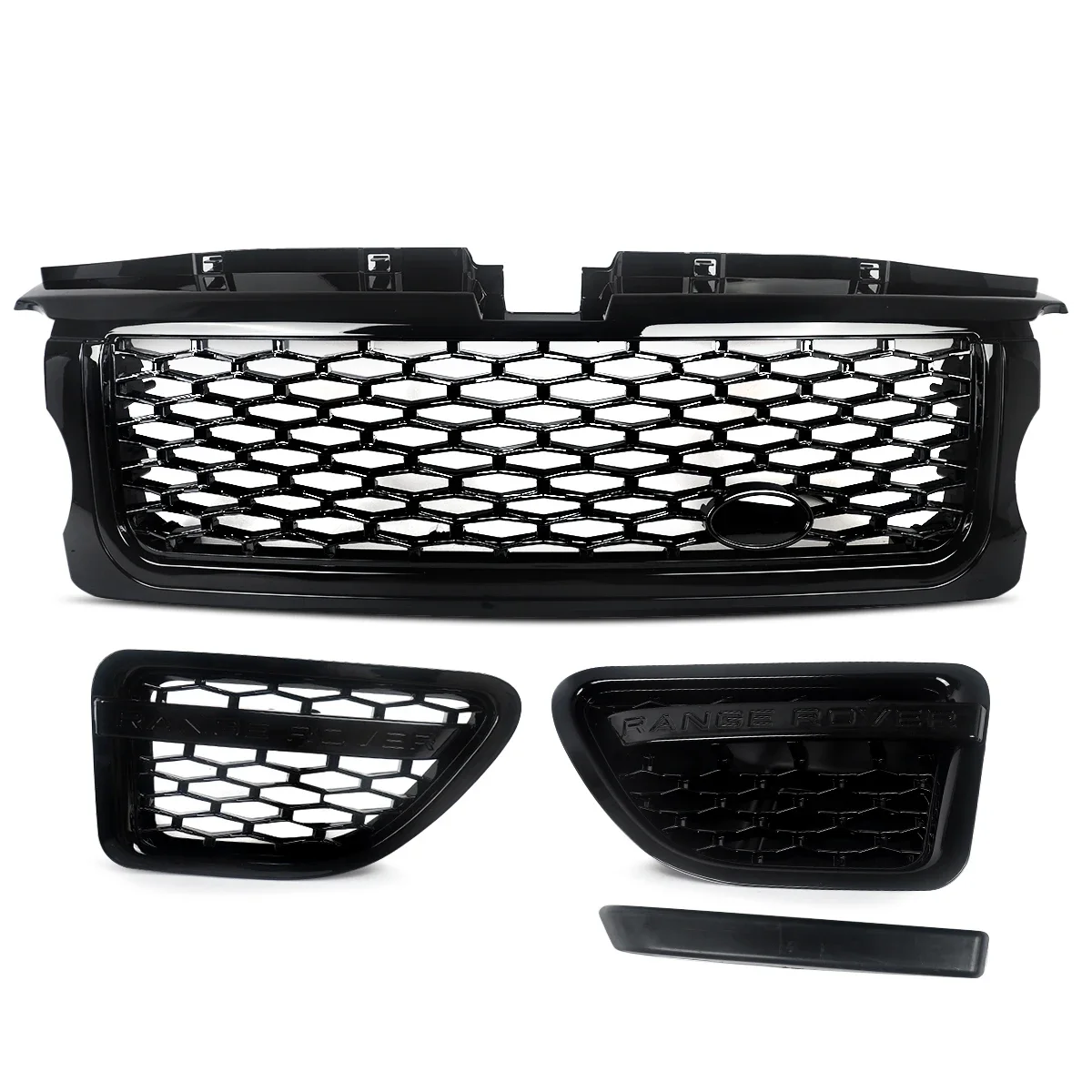 SAIQINGSP Fit Range Rover Sport 2006-2009 Gloss Black ABS Plastic Car Accessories Tools