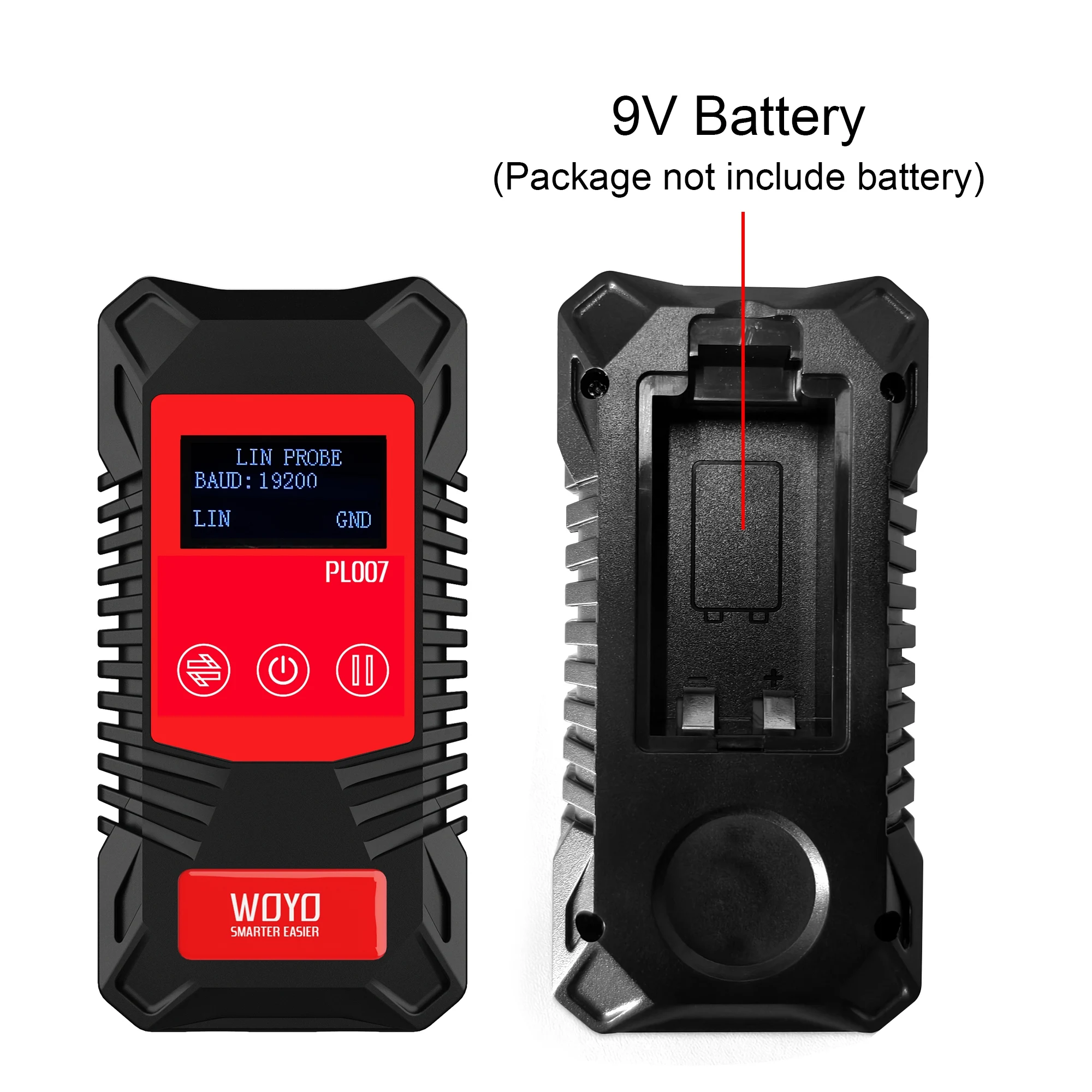 PL007 2.0 CAN LIN PWM Tester, Auto-recognize CAN-H & CAN-L, Read Baud Rate, For Automotive Diagnostic Tool
