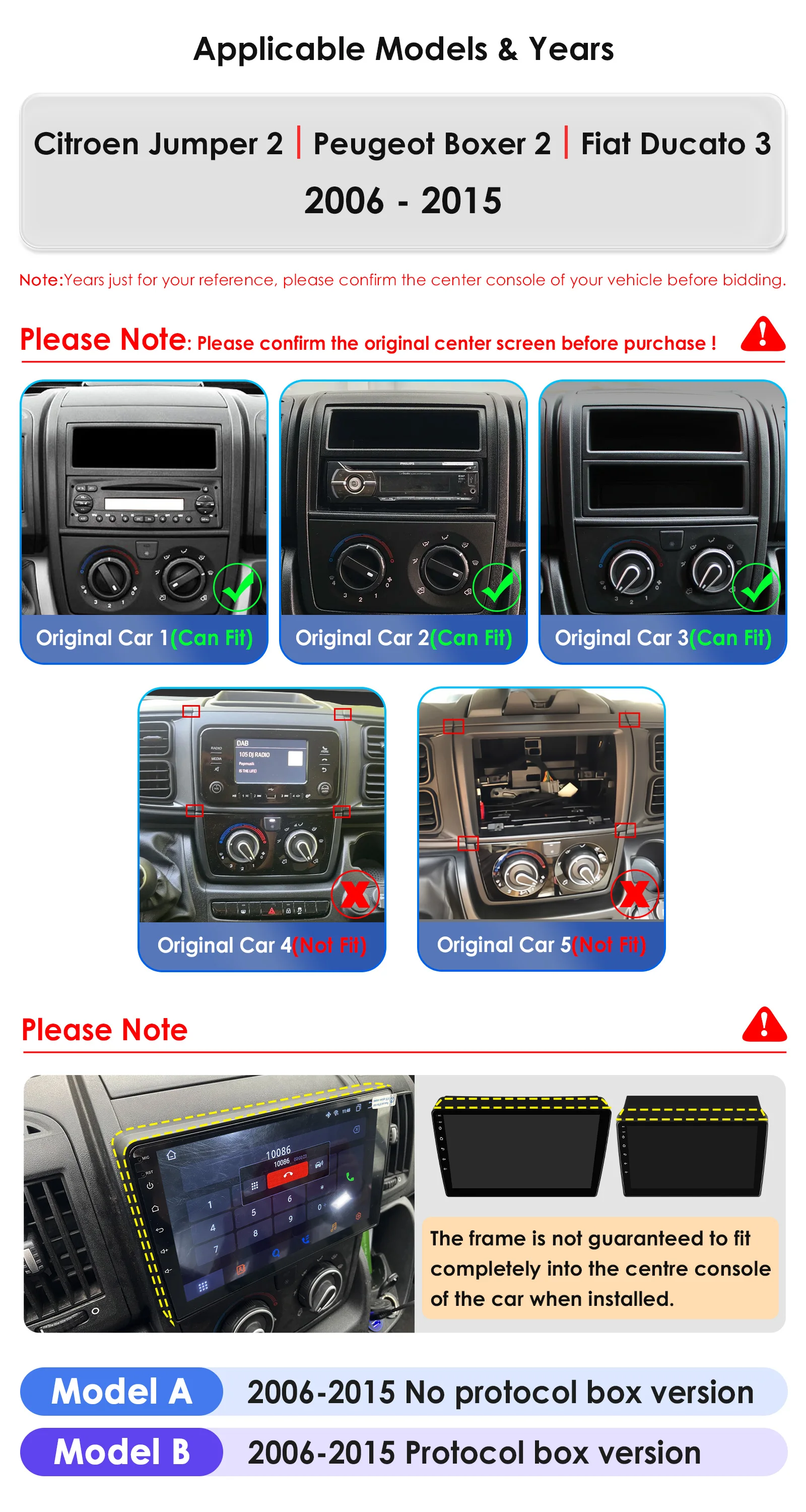 Hizpo 2 Din Android 14 Radio For Fiat Ducato 2006-2015 Carplay Car Multimedia Player Autoradio Navigation Stereo 4G Wifi DSP RDS