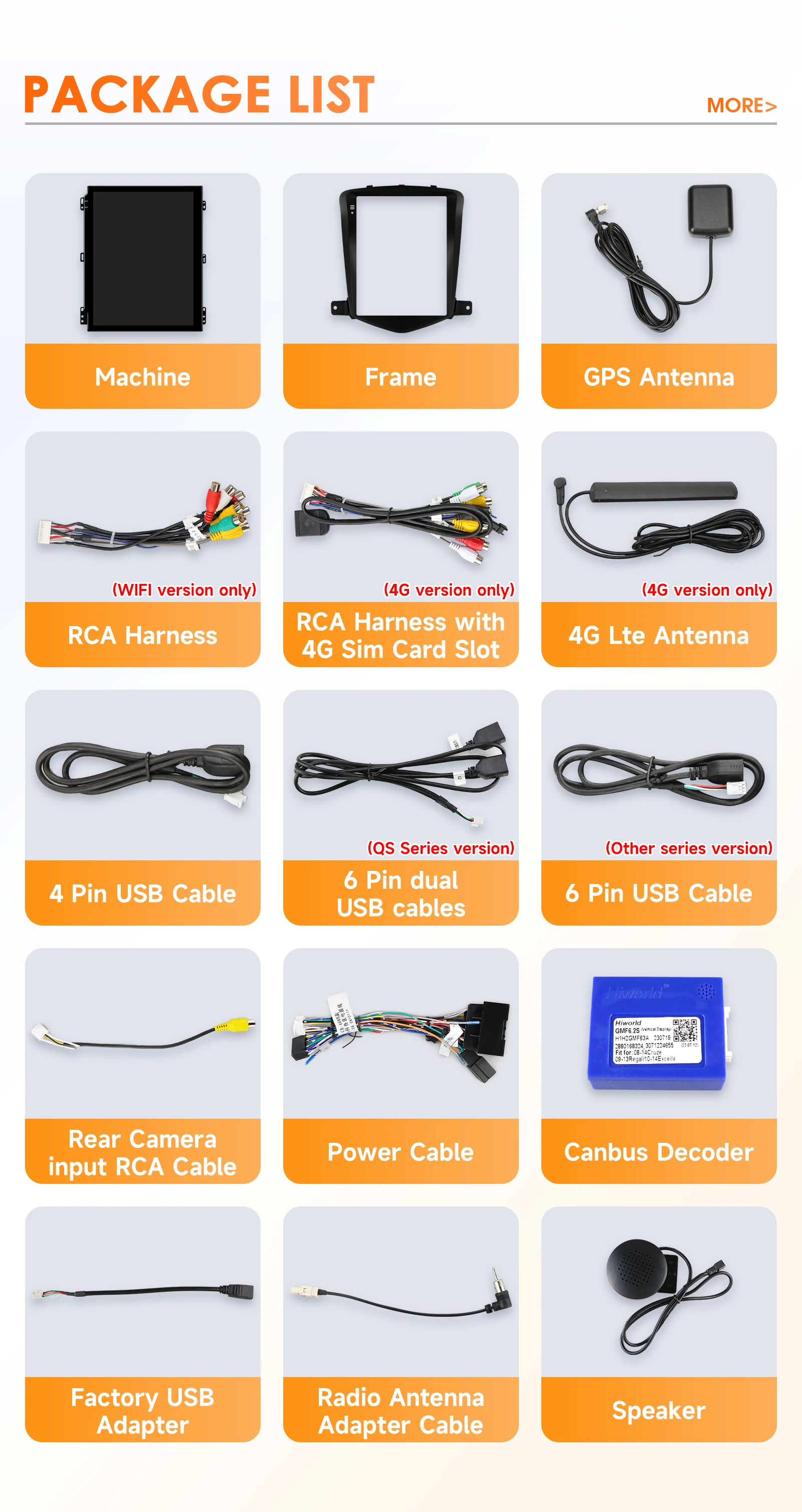 Hizpo 9.7inch Android Car Radio for Volkswagen VW Tiguan 1NF 2007 - 2016 Auto CarPlay 4G BT SWC RDS DSP GPS Snapdragon 6115