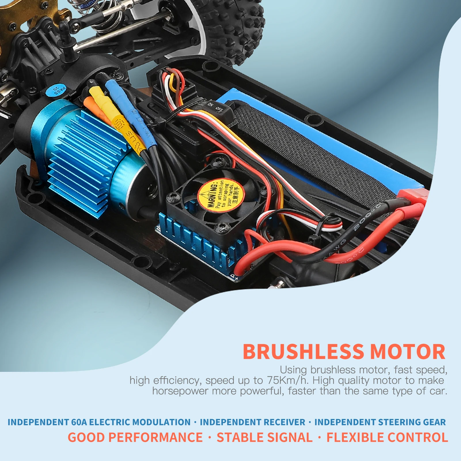WLtoys XKS 124007 Remote Control Car 1/12 2.4GHz 75KM/H High Speed Off Road Trucks Brushless Motor Metal Chassis 4WD Vehicle Rac