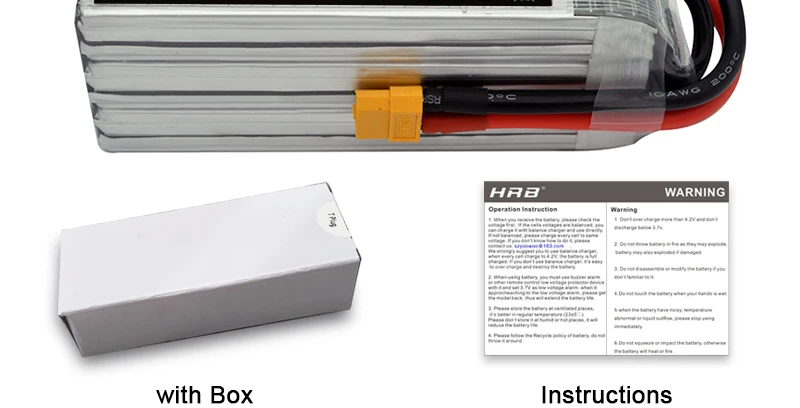 HRB Lipo 4S 6S Battery 14.8V 22.2V 2200mah 50C For RC Car UAV Drone RC Truck RC Truggy RC Airplane