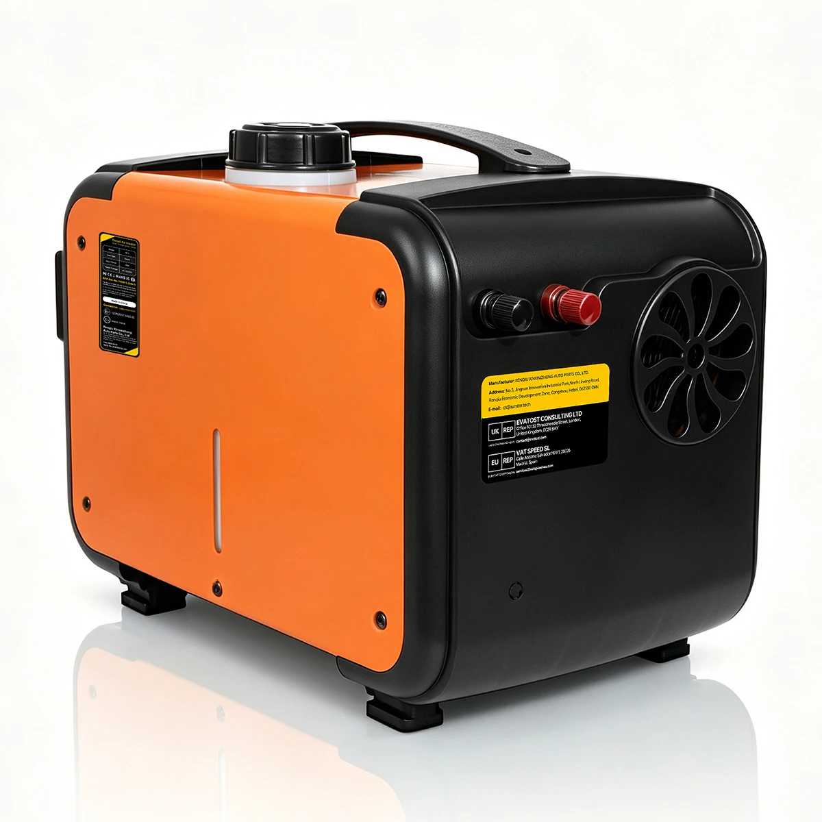 TP 1 Sunster 8KW 12V 24V Heater For Car Diesel Air Heater With Noise Reducer LCD Switch For Car Trailer Truck Diesel Parking Heater
