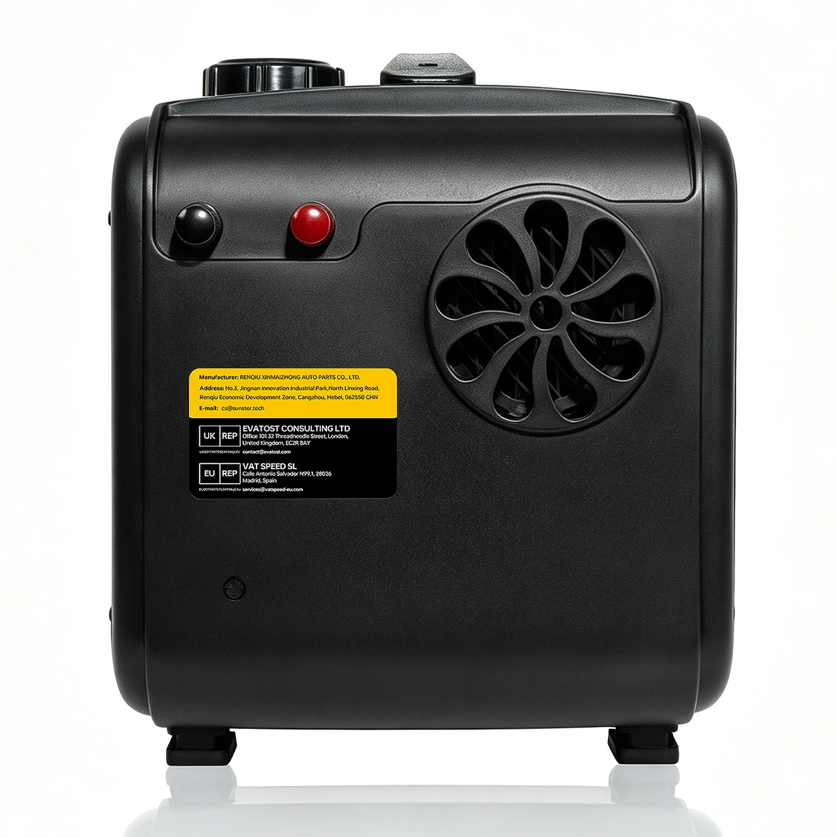 TP 1 Sunster 8KW 12V 24V Heater For Car Diesel Air Heater With Noise Reducer LCD Switch For Car Trailer Truck Diesel Parking Heater