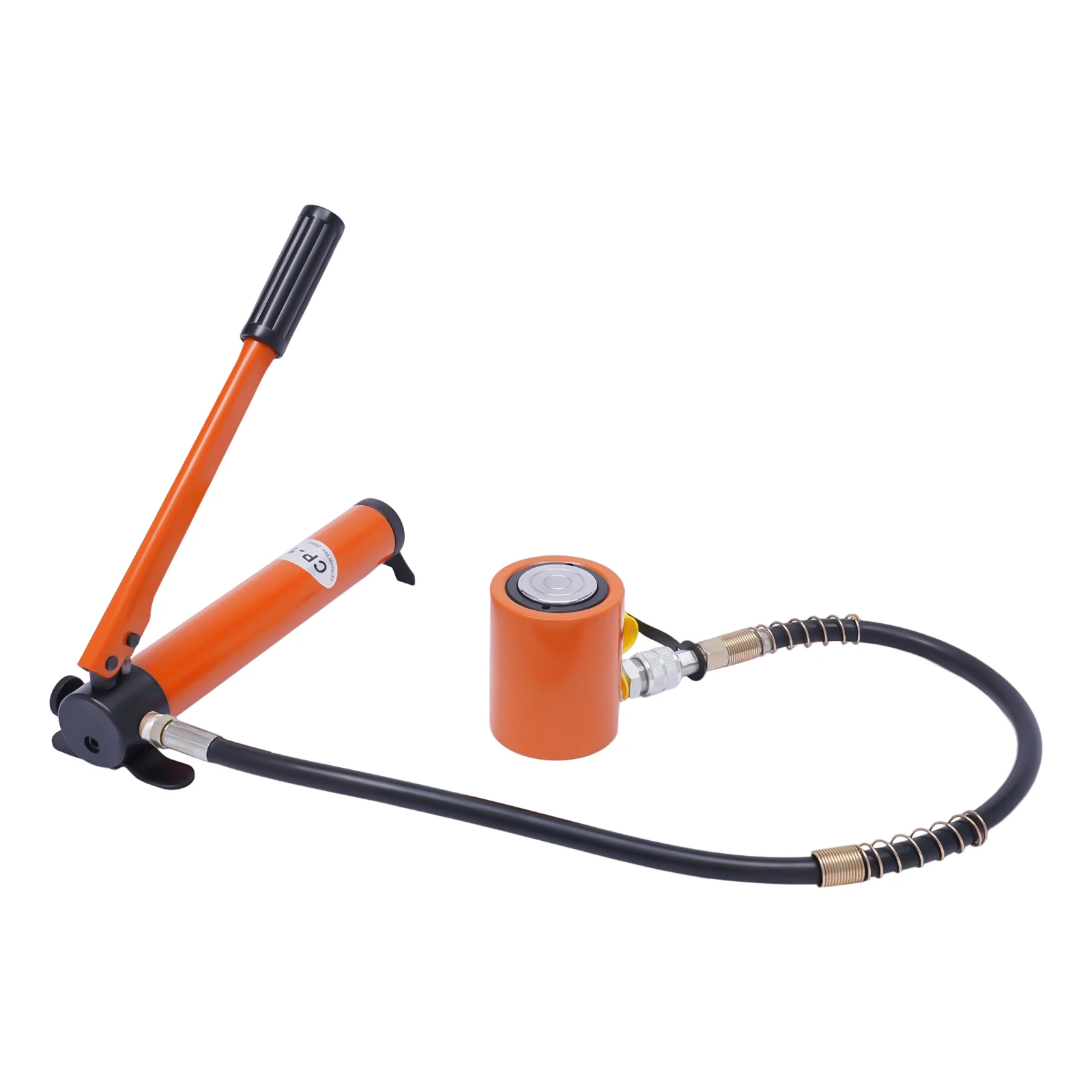 20T Hydraulic Cylinder Jack Porta Power Ram 0.512" Stroke Mini Single Acting Lifting Cylinders with Hydraulic Hand Pump