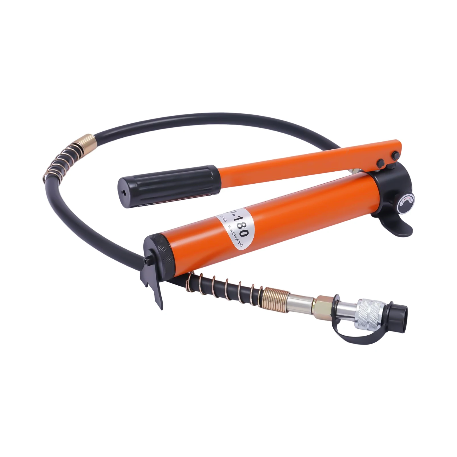 20T Hydraulic Cylinder Jack Porta Power Ram 0.512" Stroke Mini Single Acting Lifting Cylinders with Hydraulic Hand Pump