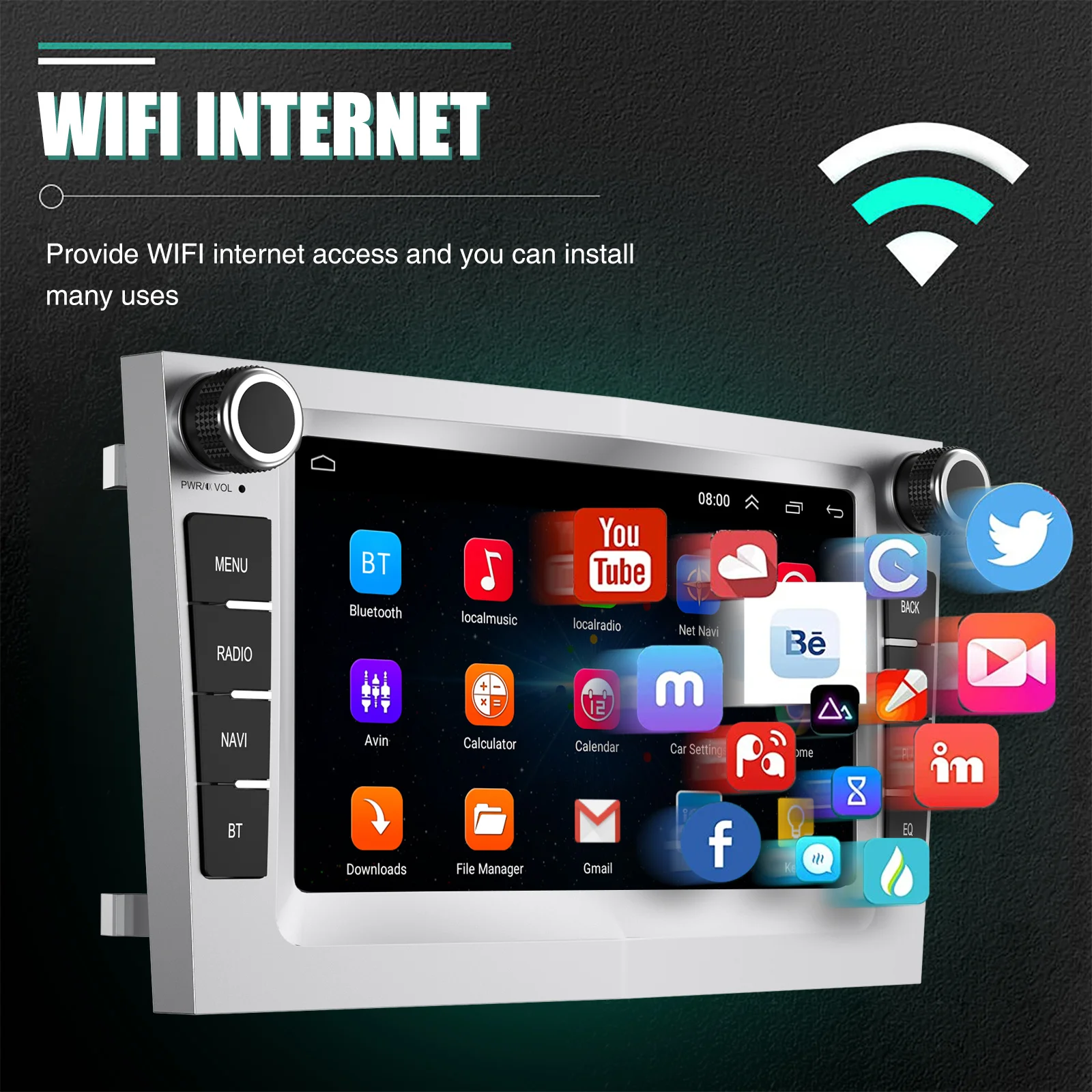 ESSGOO Car Stereo Radio 4+64G Wireless Carplay Android Auto For Vauxhall Astra Corsa C/D Vectra DAB+ Bluetooth Car Radio GPS FM