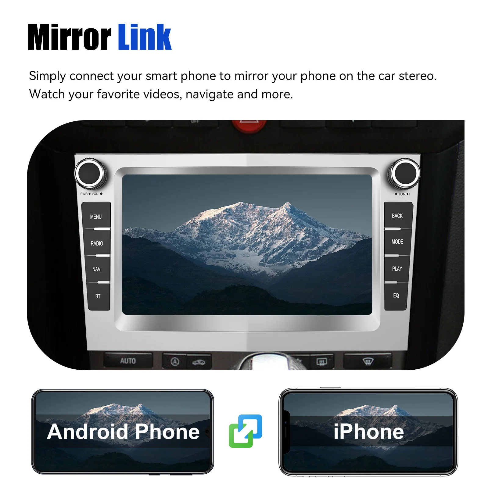 ESSGOO Car Stereo Radio 4+64G Wireless Carplay Android Auto For Vauxhall Astra Corsa C/D Vectra DAB+ Bluetooth Car Radio GPS FM