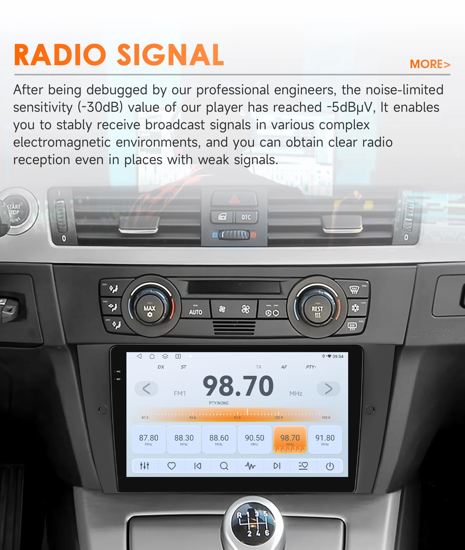 Hizpo Android 14 Car Radio For BMW 3-Series E90 E91 E92 E93 Wireless CarPlay Auto Intelligent Systems No 2 Din 2din DVD Navi RDS
