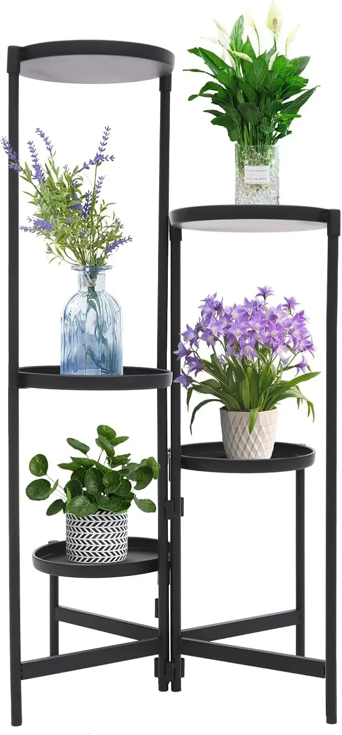 5 Etagen,Pflanzenregal Blumenregal Indoor Outdoor Balkon Deko Schlafzimmer Blumentopf Zimmerpflanzen Pflanztisch