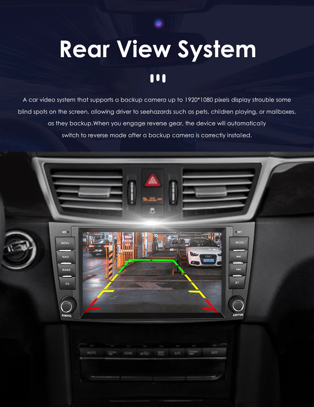 Hizpo 8" Car Radio Audio For Mercedes Benz E-Class W211 W463 W219 W209 Carplay Stereo 2 Din Android 13 Multimedia Player 8+128G