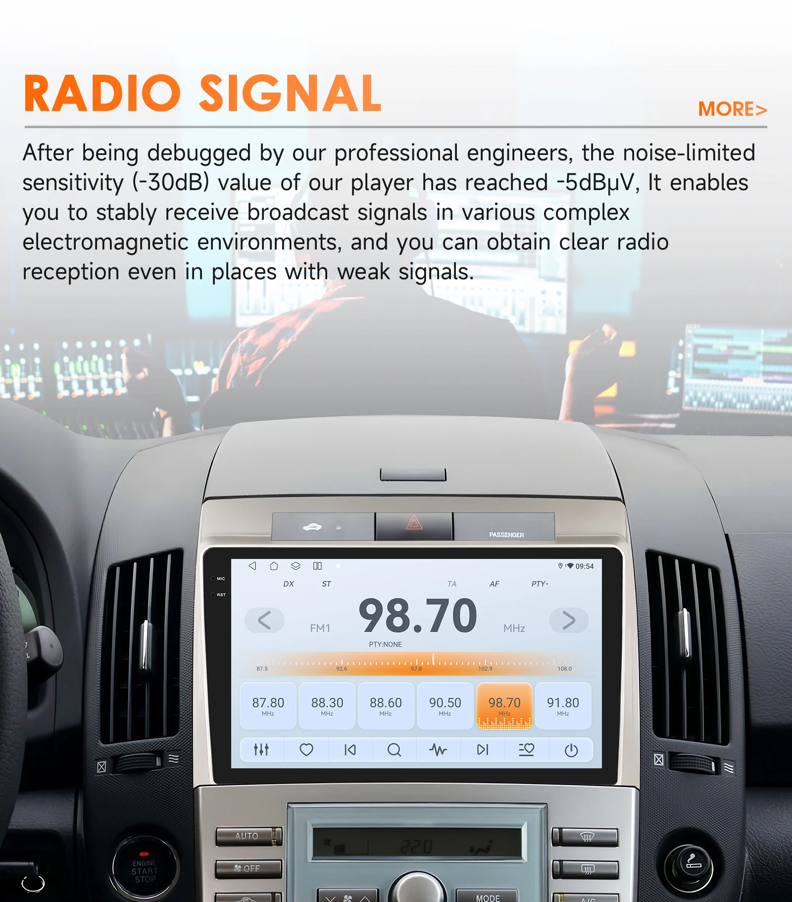 Hizpo Android 14 Car Radio For Toyota Corolla Verso AR10 2004 - 2009 Multimedia Video Auto Carplay Player GPS 360 Camera DSP GPS