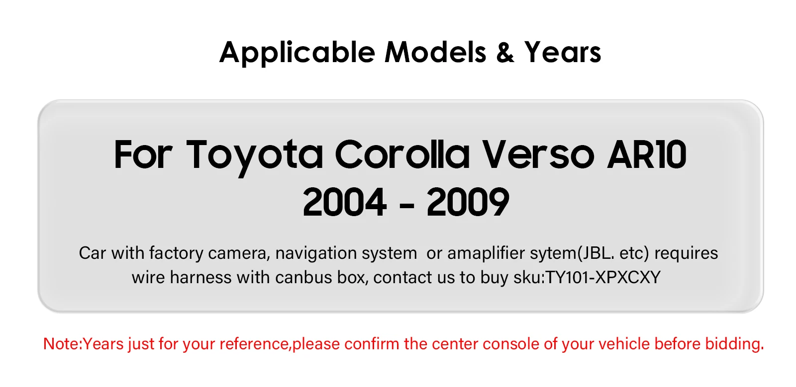 Hizpo Android 14 Car Radio For Toyota Corolla Verso AR10 2004 - 2009 Multimedia Video Auto Carplay Player GPS 360 Camera DSP GPS