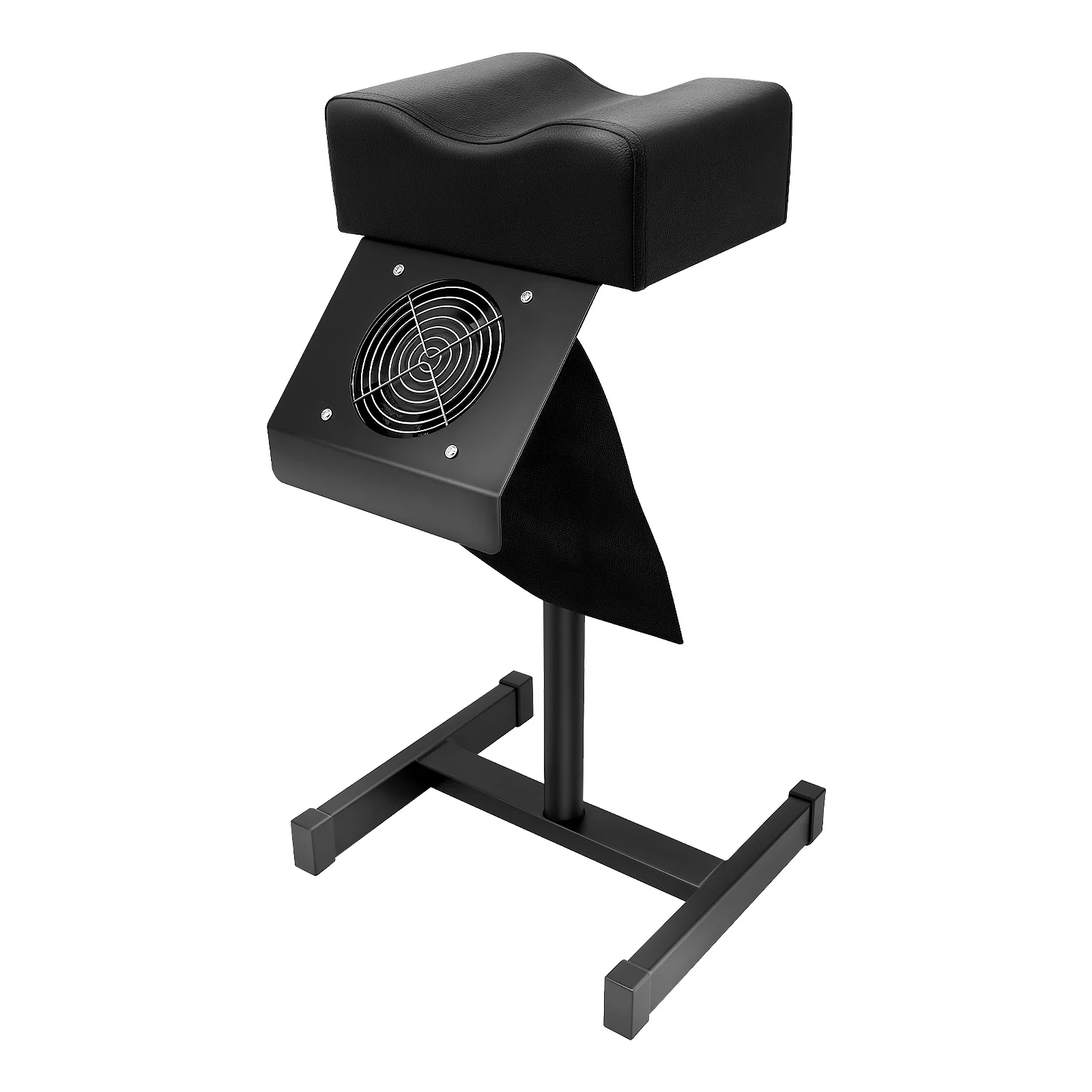 Professional Pedicure Stool Chair Beauty Salon Lift Stool Footrest Nail Bench Adjustable Manicure Chair W/Cleaning Fan