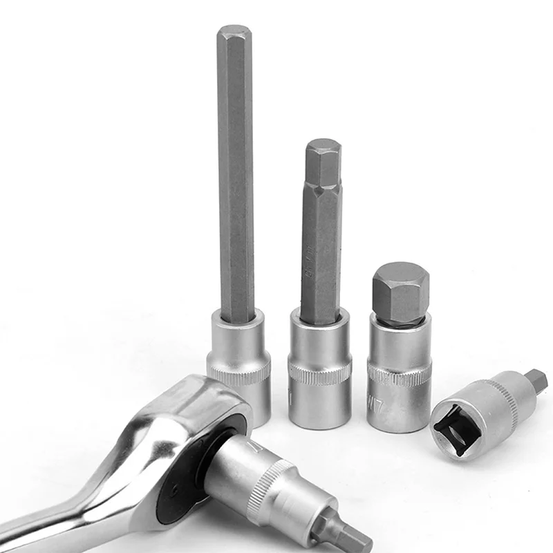 26/30/32Pcs Extended Socket Sleeve Set Pressure Bit Sleeve Set Wrench Head External Torx Socket Combo Kit Hand Tool