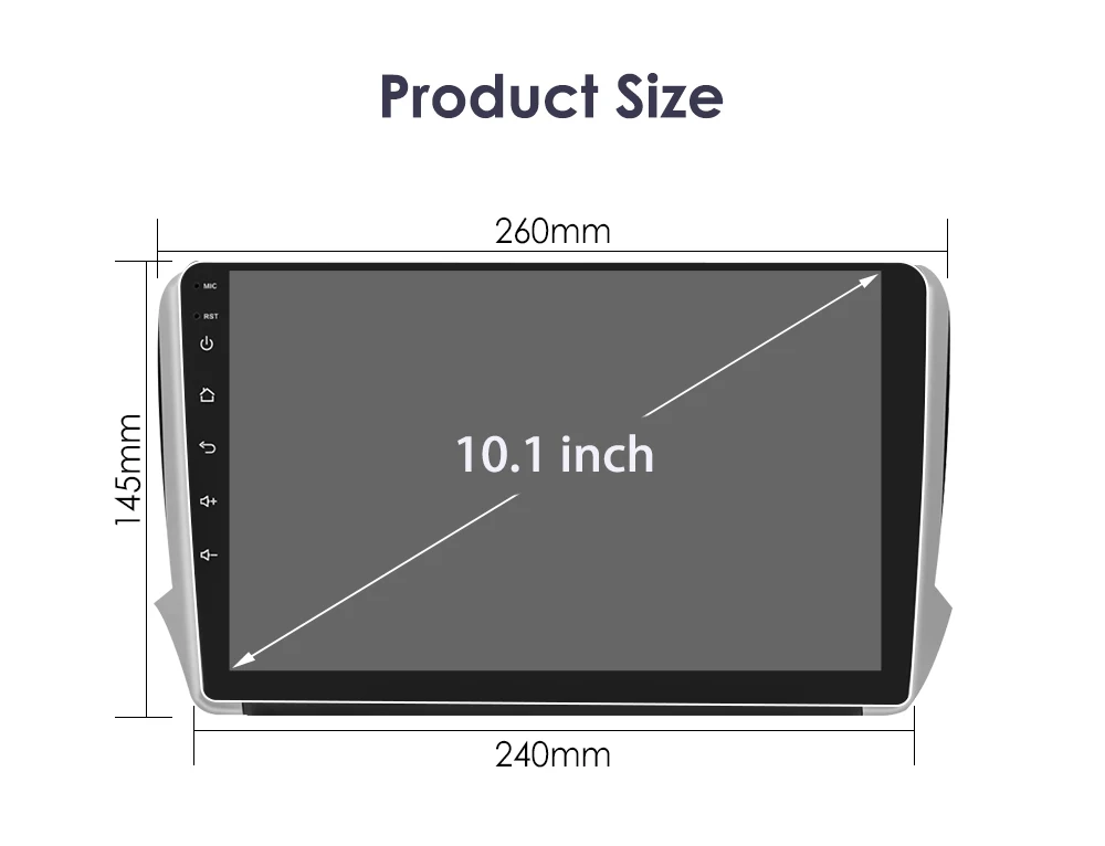 Androd 13 Car radio GPS Stereo For Peugeot 208 2008 2014-2018 multimedia video player 4G Autoradio Carplay 2din Head Unit Screen