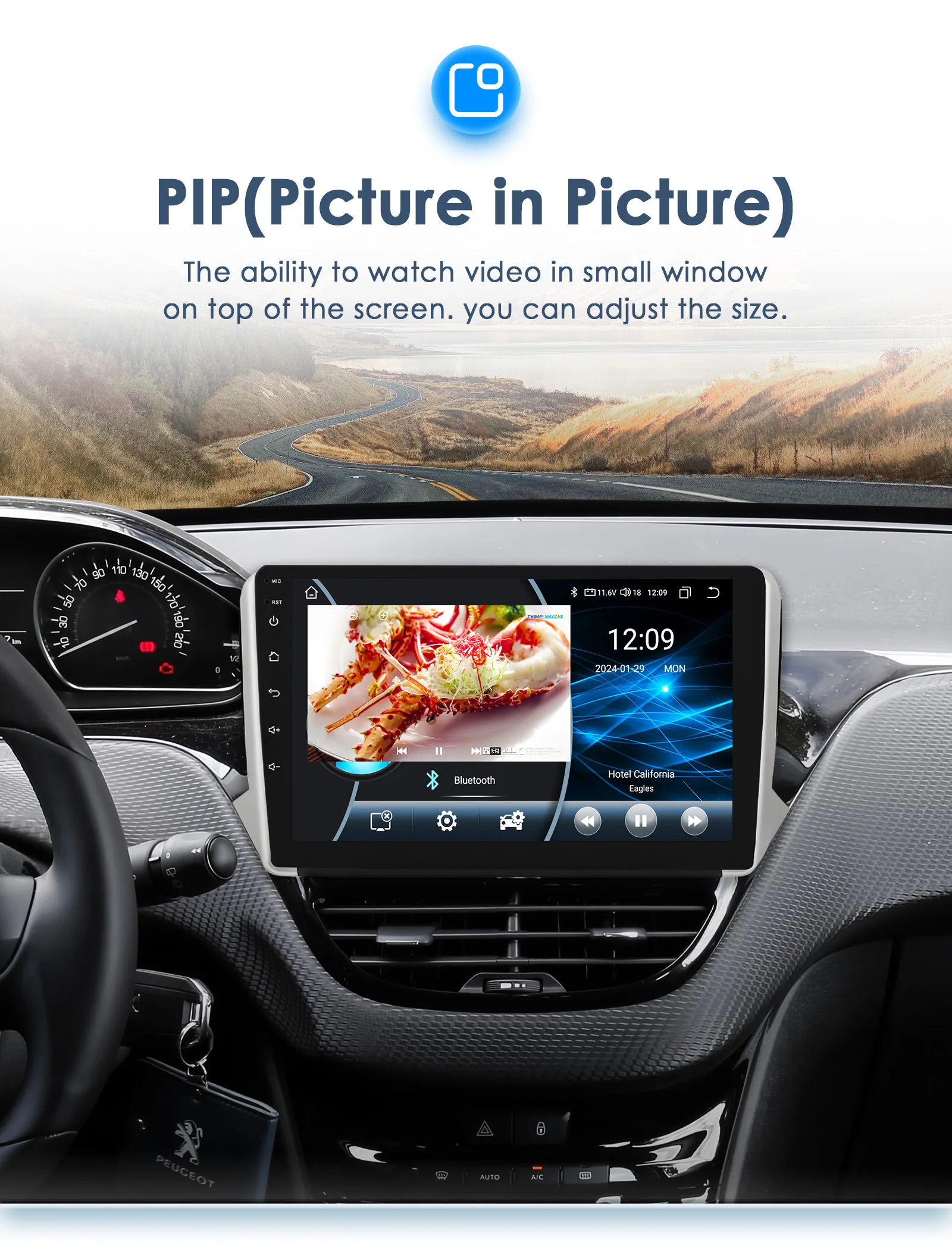 Androd 13 Car radio GPS Stereo For Peugeot 208 2008 2014-2018 multimedia video player 4G Autoradio Carplay 2din Head Unit Screen
