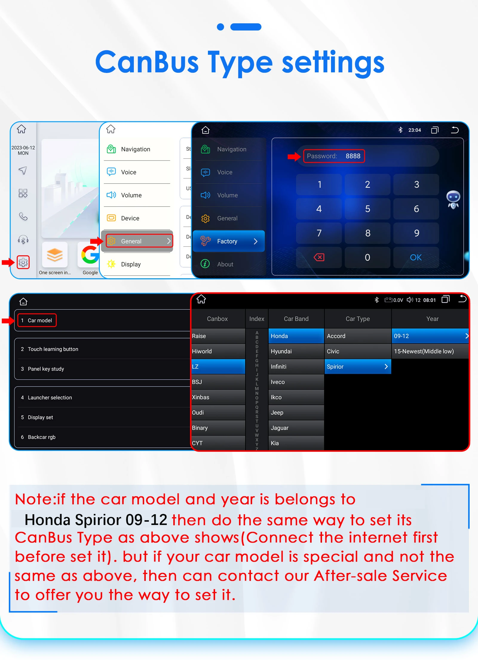 OSSURET 2Din Android13 Car Radio For Honda Accord 8 2008-2012 Car Multimedia GPS Carplay Intelligent Screen autoradio 360Camera