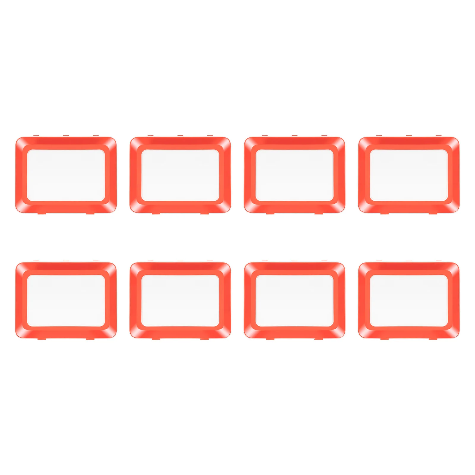 Vacuum Fresh-Keeping Tray Household Kitchen Food Preservation Tray Reusable Meat Dishes Refrigerator Storage Container 8/6/4Pcs