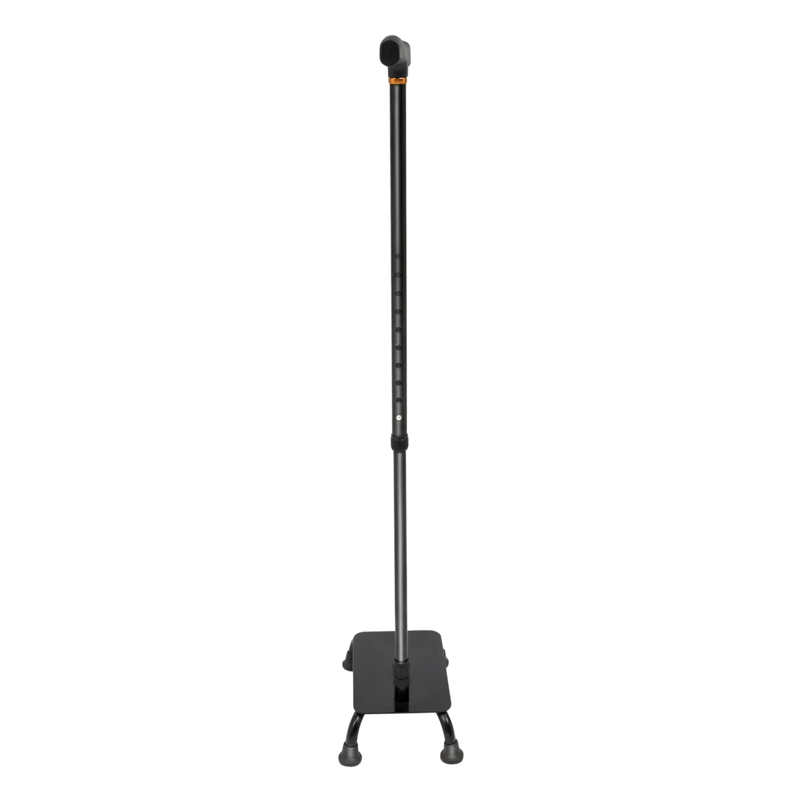 Large Pedal Stairs Cane Half Step Height Adjustable 2-in-1 Non-slip Walking Stick for Elderly