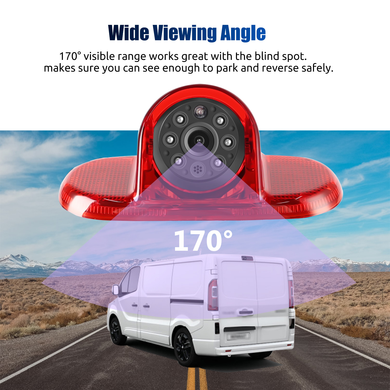 ESSGOO EU License Plate Cam Car Reverse Backup Rear View Camera Sensor Radar Night Vision HD Camera