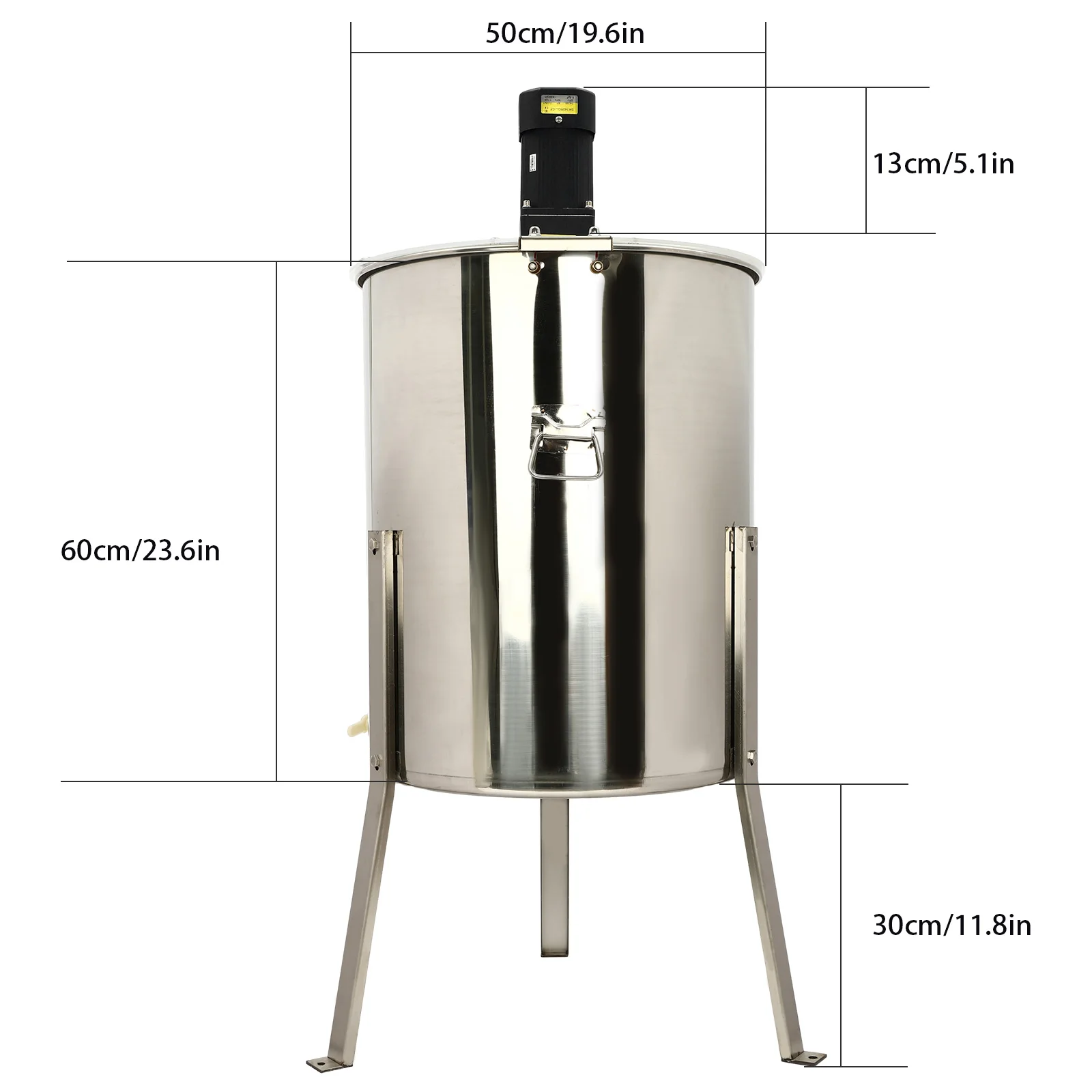 Electric Honey Extractor 201Stainless Steel Spinner Apiary Centrifuge Equipment Beekeeping Extraction Honeycomb Drum