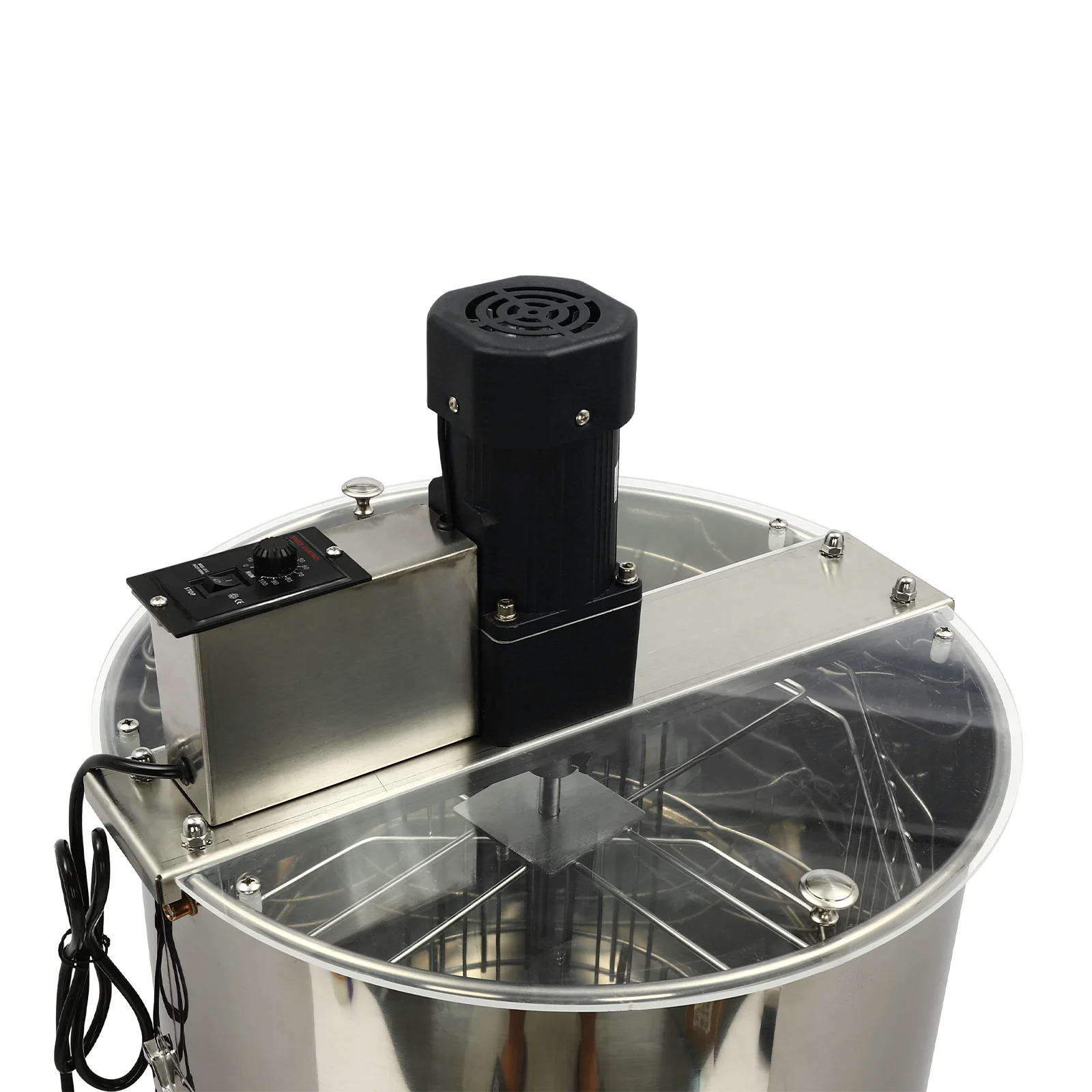 Electric Honey Extractor 201Stainless Steel Spinner Apiary Centrifuge Equipment Beekeeping Extraction Honeycomb Drum