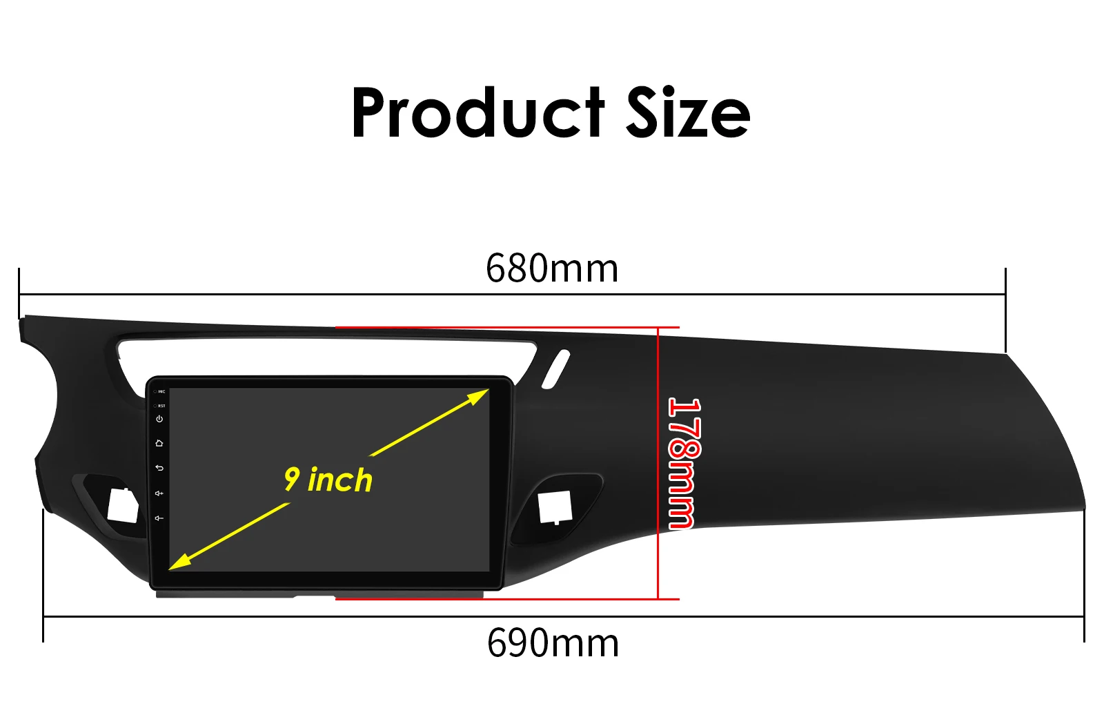 9" Hizpo 2Din Android13 Car Radio for Citroen C3 DS3 2010 - 2016 GPS RDS DSP BT Android Auto CarPlay UI8581 Intelligent System