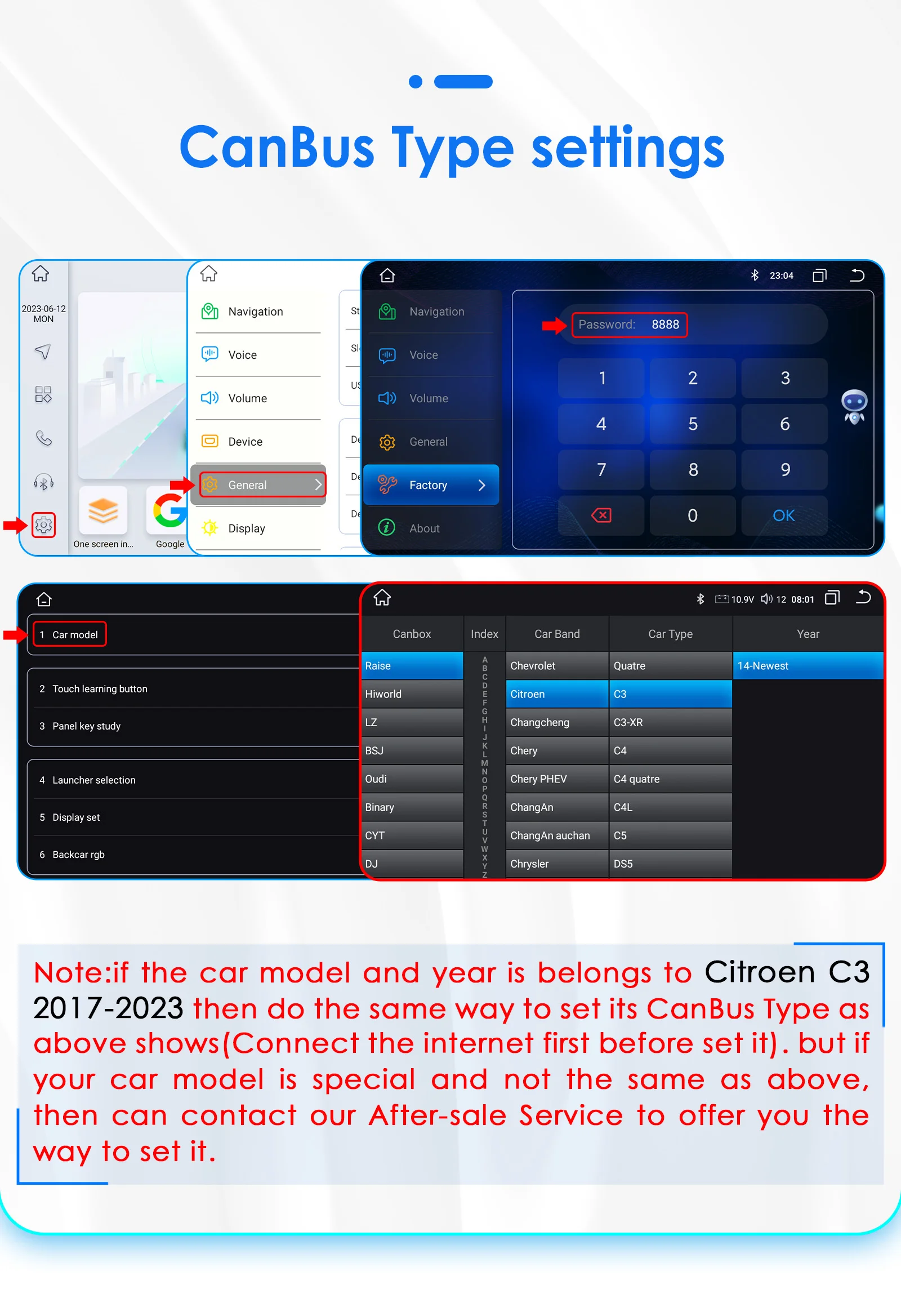 Hizpo 2Din 9inch CarPlay Android Auto Car Radio for Citroen C3/C4 Aircross 2017 - 2023 GPS RDS DSP 4G BT 360°CAM UI7862 Headunit