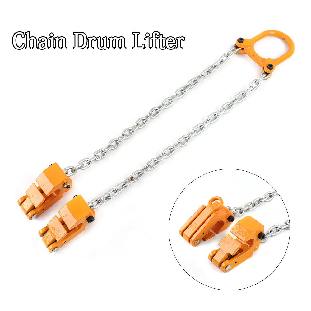 1T Chain Drum Lifter Alloy Steel Lift Barrel Lifter Vertical Drum Lifter Lifting Cranes