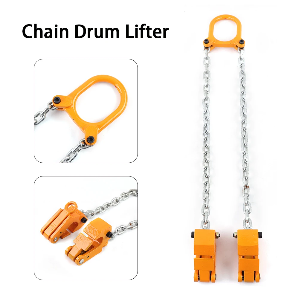 1T Chain Drum Lifter Alloy Steel Lift Barrel Lifter Vertical Drum Lifter Lifting Cranes