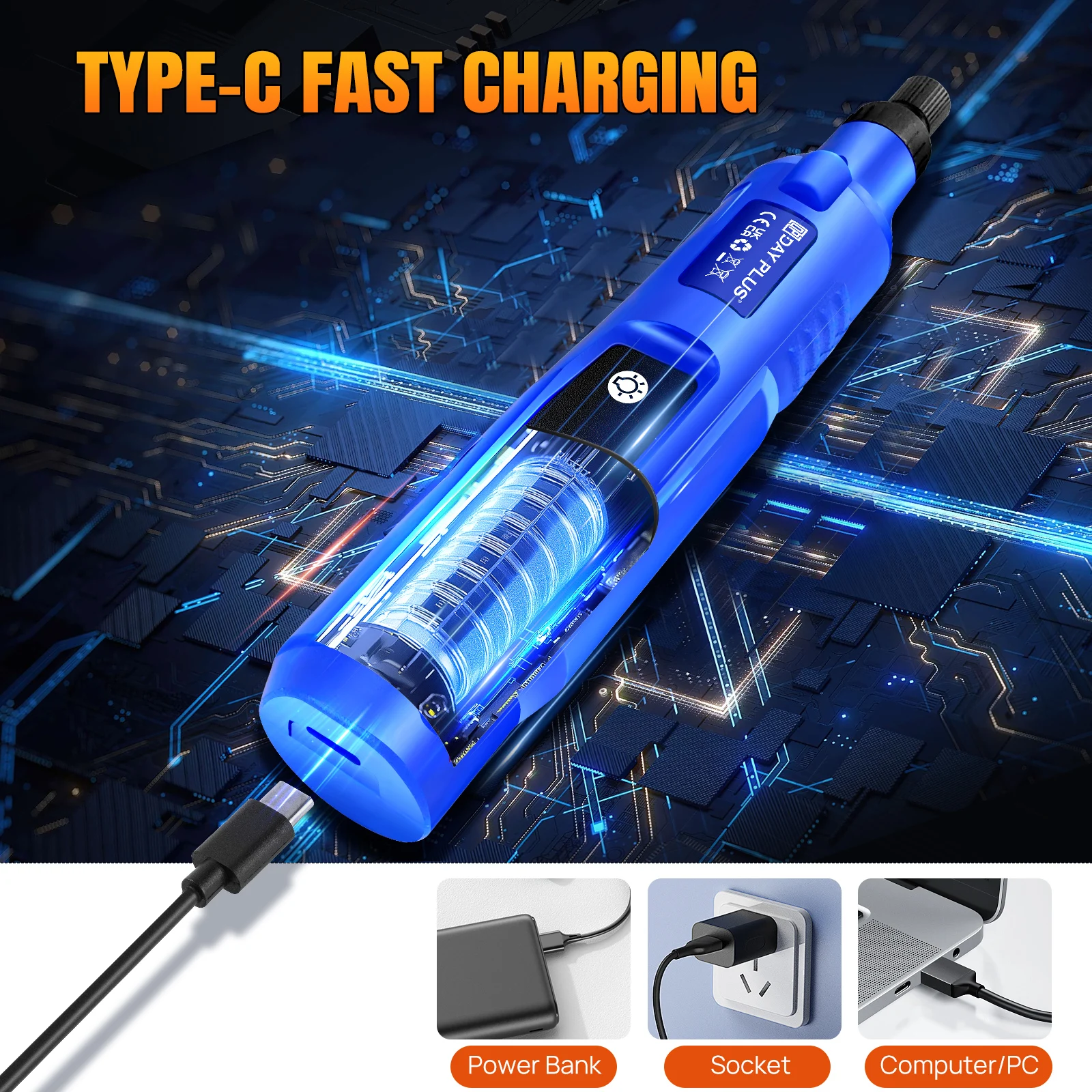 42W Cordless Rotary Tool Kit, 1.5Ah Li-Ion Battery,5 Variable Speed, 80pcs Accessories, for Grinding Carving Sanding Polishing