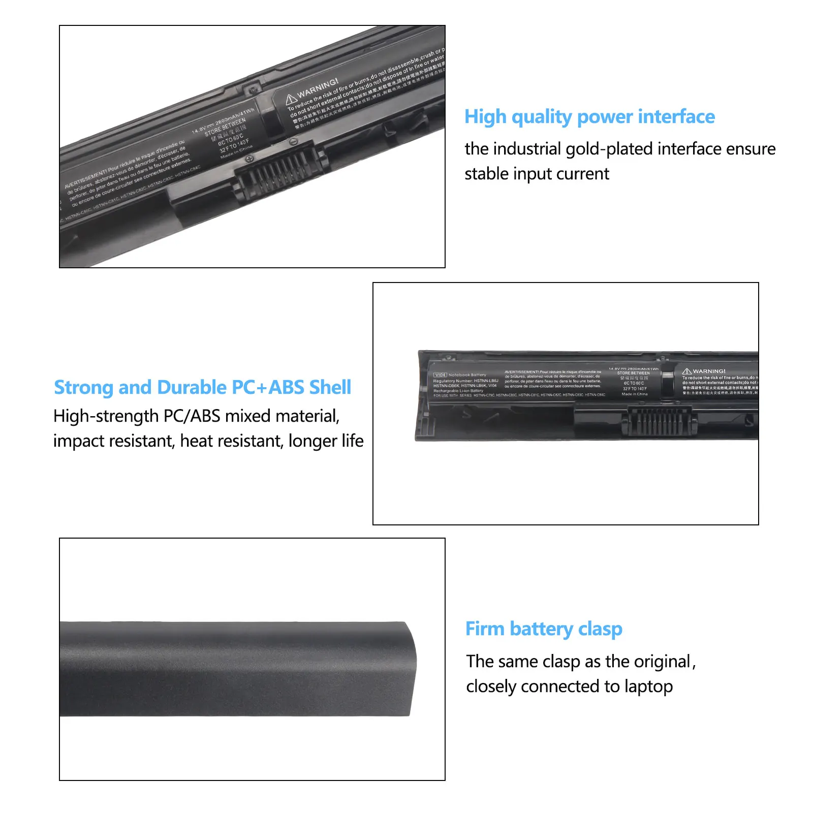 Oyomba VI04 756743-001 V104 756478-421 Laptop Battery for HP Envy 14-U 15-K 17-K ProBook 756746-001 756744-001 756745-001 Q140