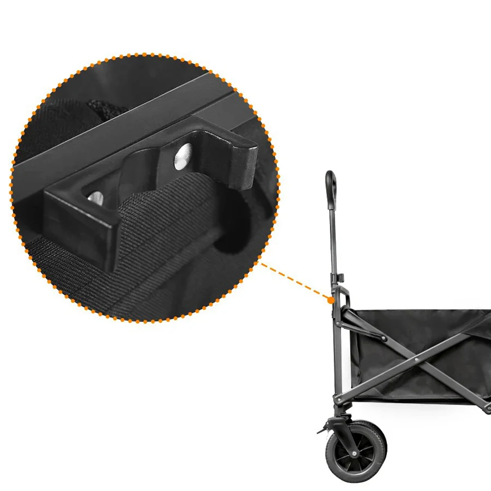 Large Collapsible Garden Camping Trolley Cart Outdoor Strong Load-bearing Beach Wagon Utility Carts With Wheels and Handle