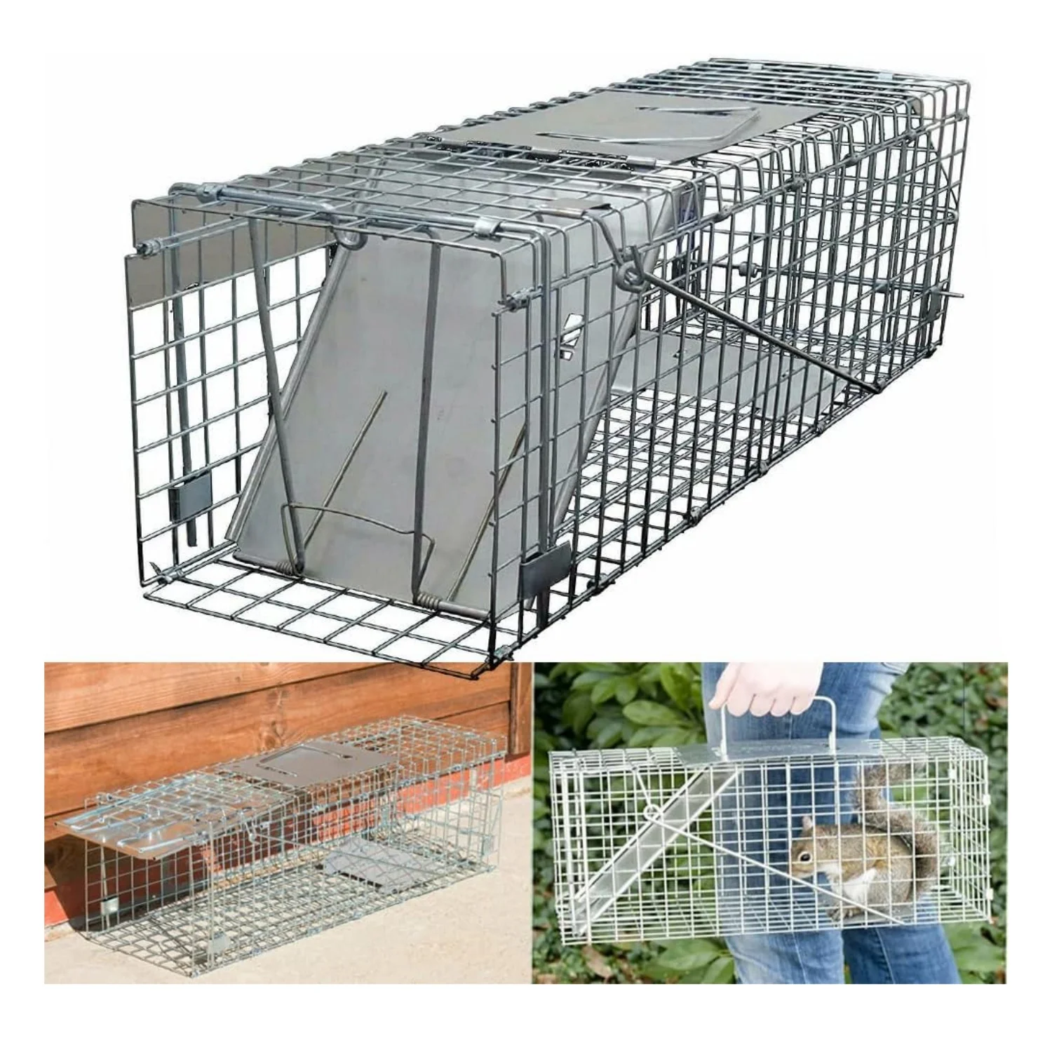Animal Trap Animal Trap Cage Small Humane Capture Release Live Animal Trap Mouse Trap Rabbit Cage Mesh Rat Trap